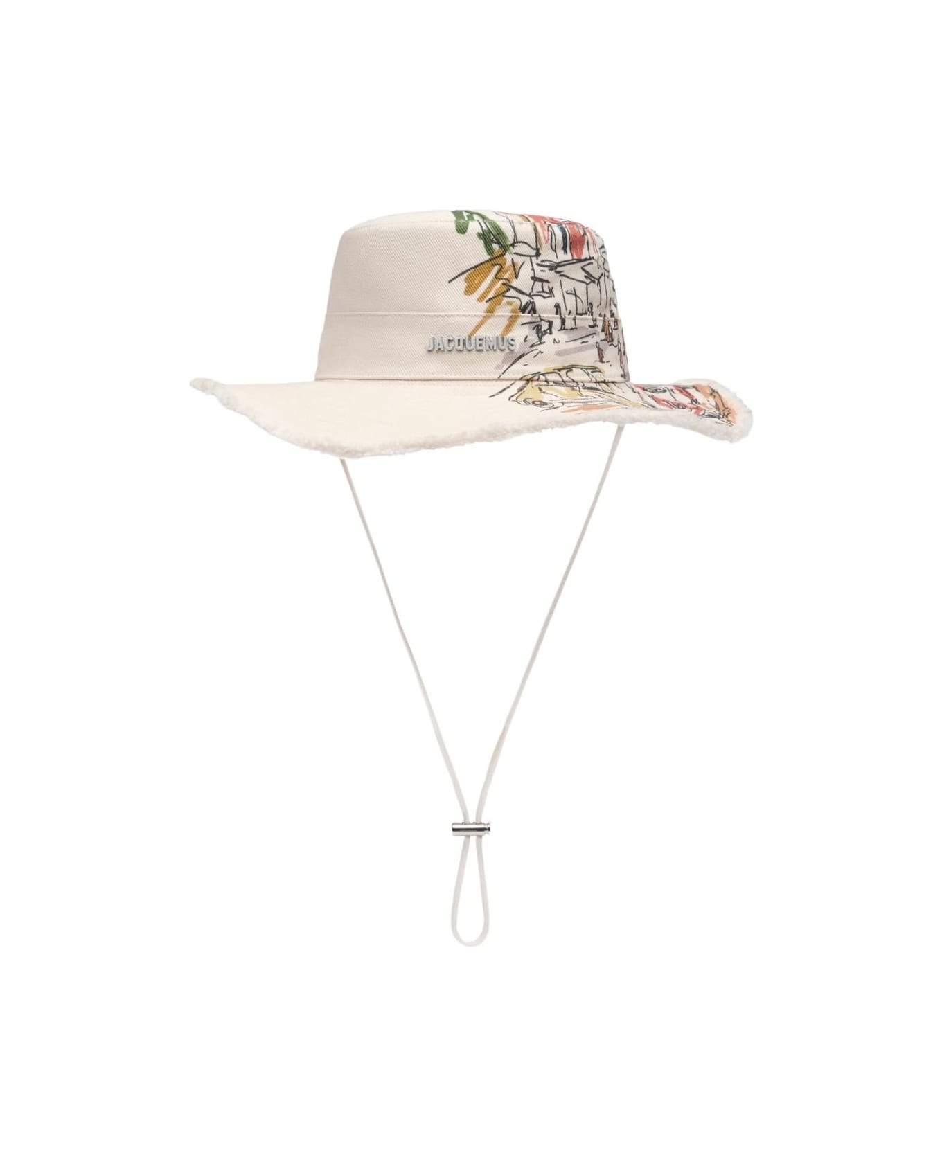 Jacquemus Logo Lettering Bucket Hat - MultiColour