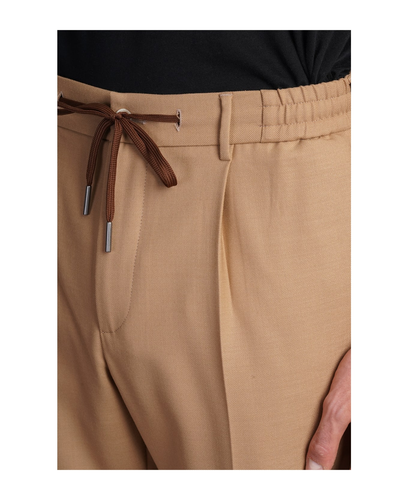Tagliatore 0205 Pants In Camel Polyester - Camel