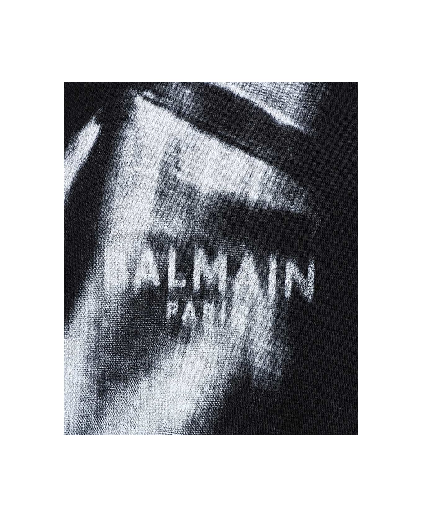 Balmain Crew-neck T-shirt - black