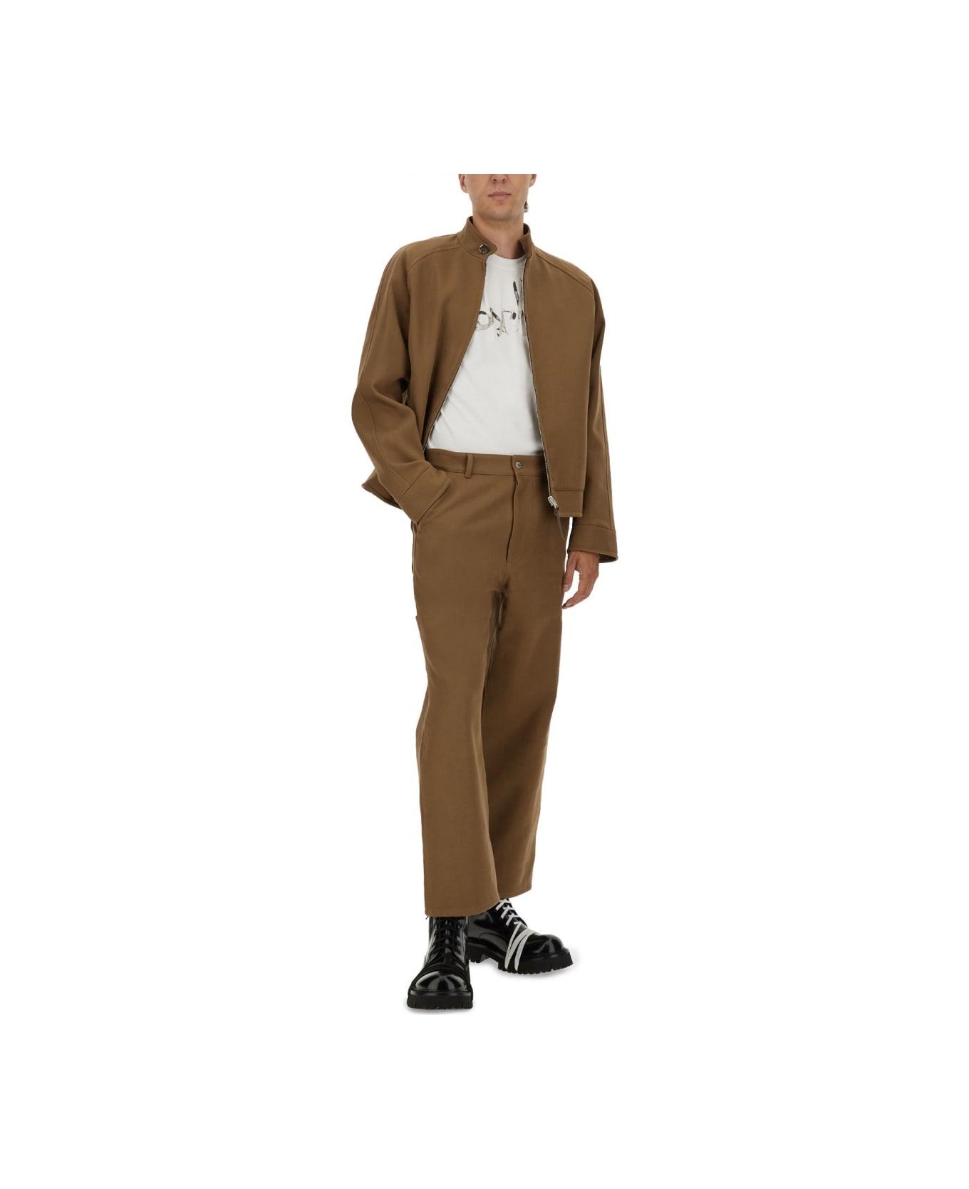 Moschino Cotton Jacket - BROWN