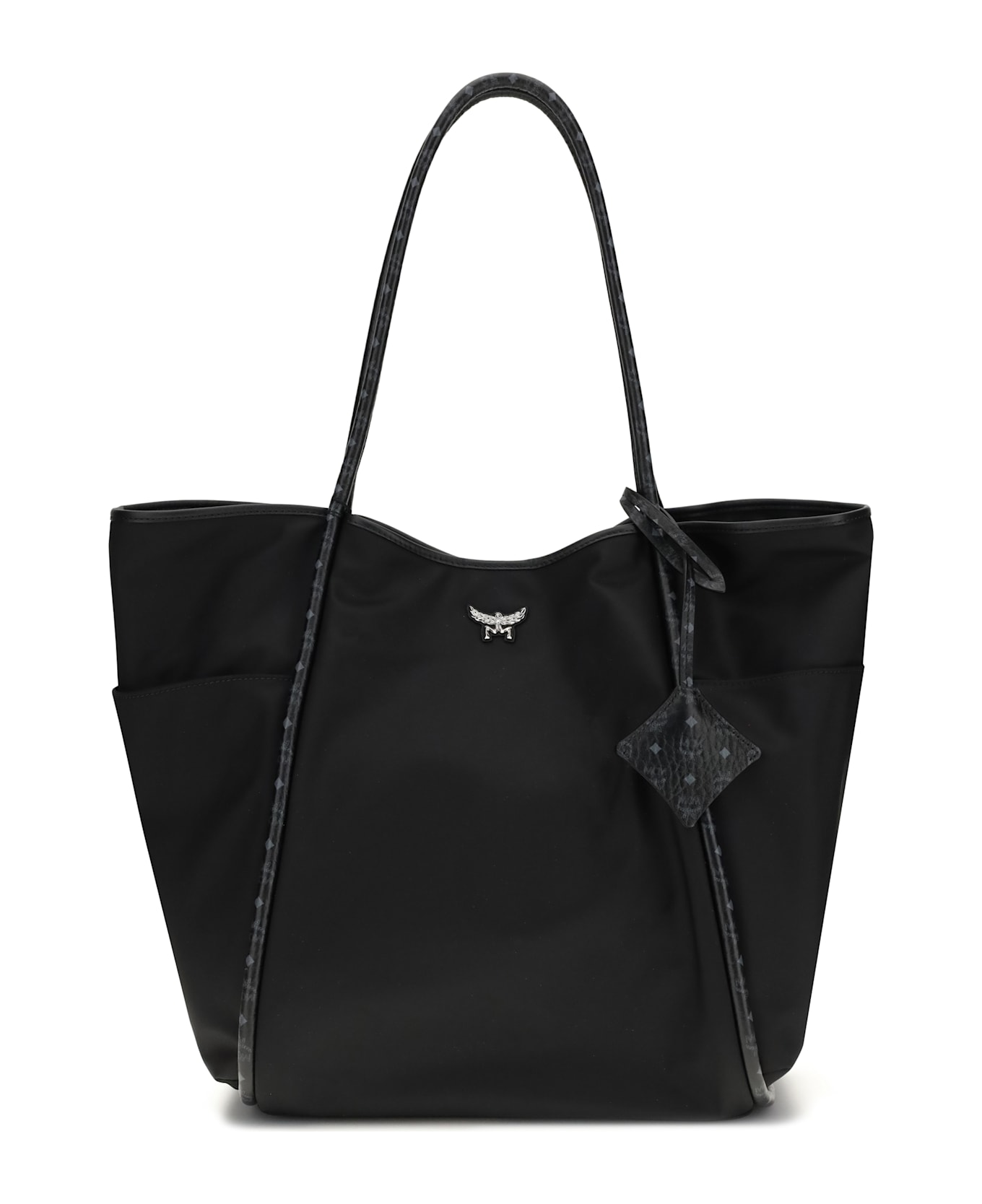 MCM Aren Fbr Shopper Xlrg Bk