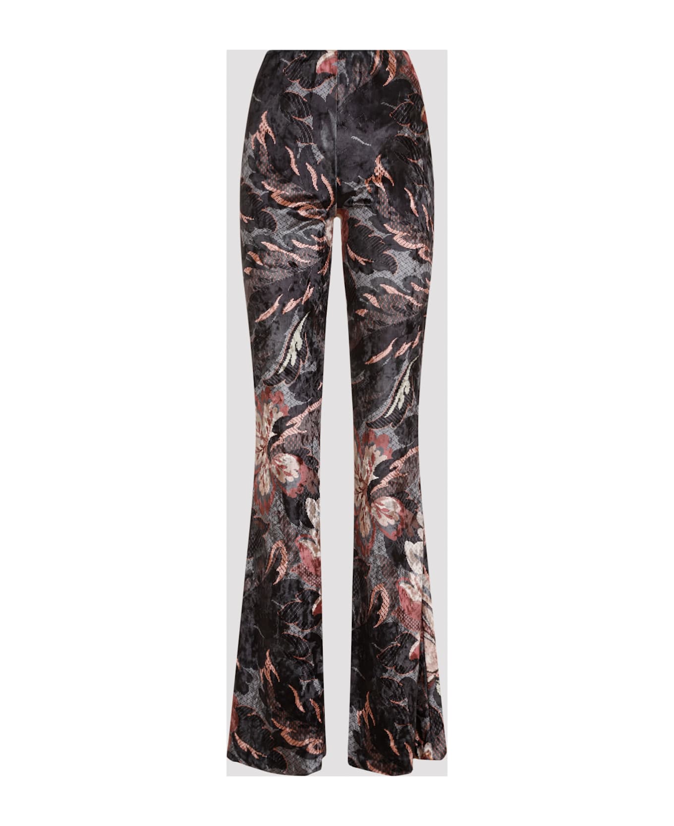 Etro Flared Pants - Print Grey