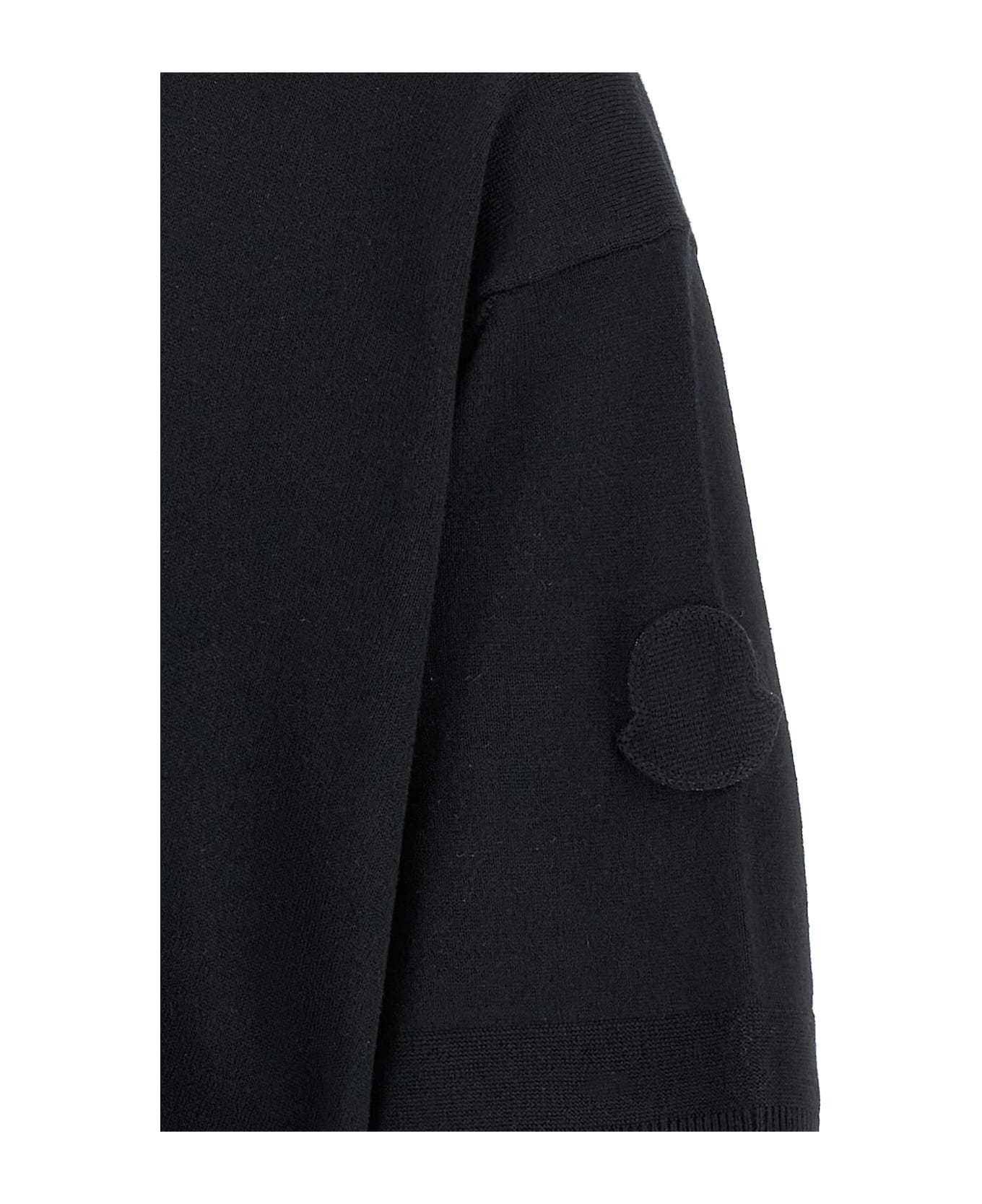 Moncler Silk T-shirt - BLACK