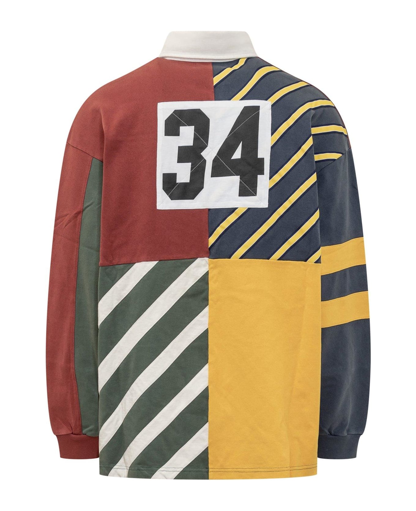 AMBUSH Patchwork Rugby Shirt - MULTICOLOR シャツ