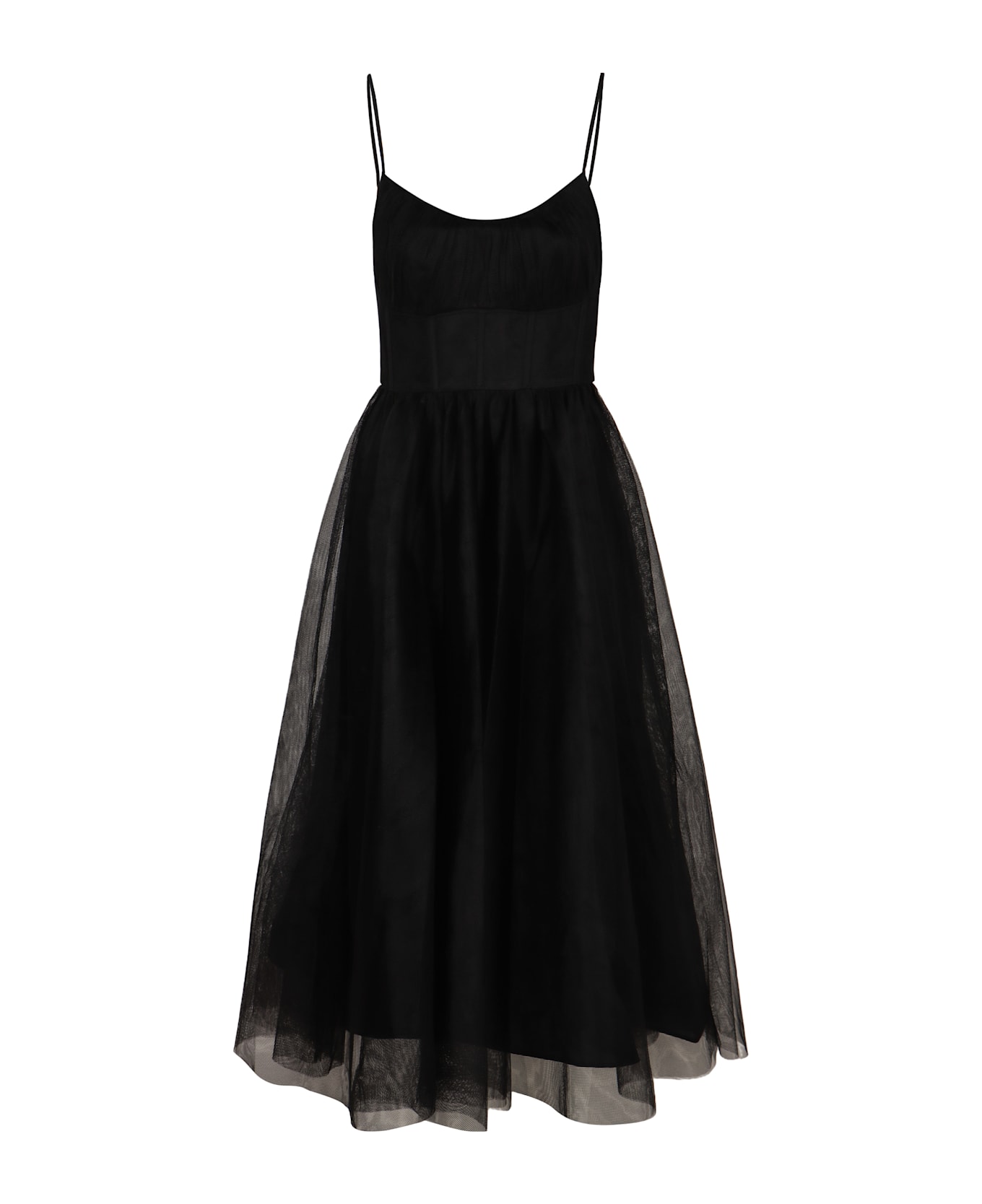 Zimmermann Tulle Dress - black