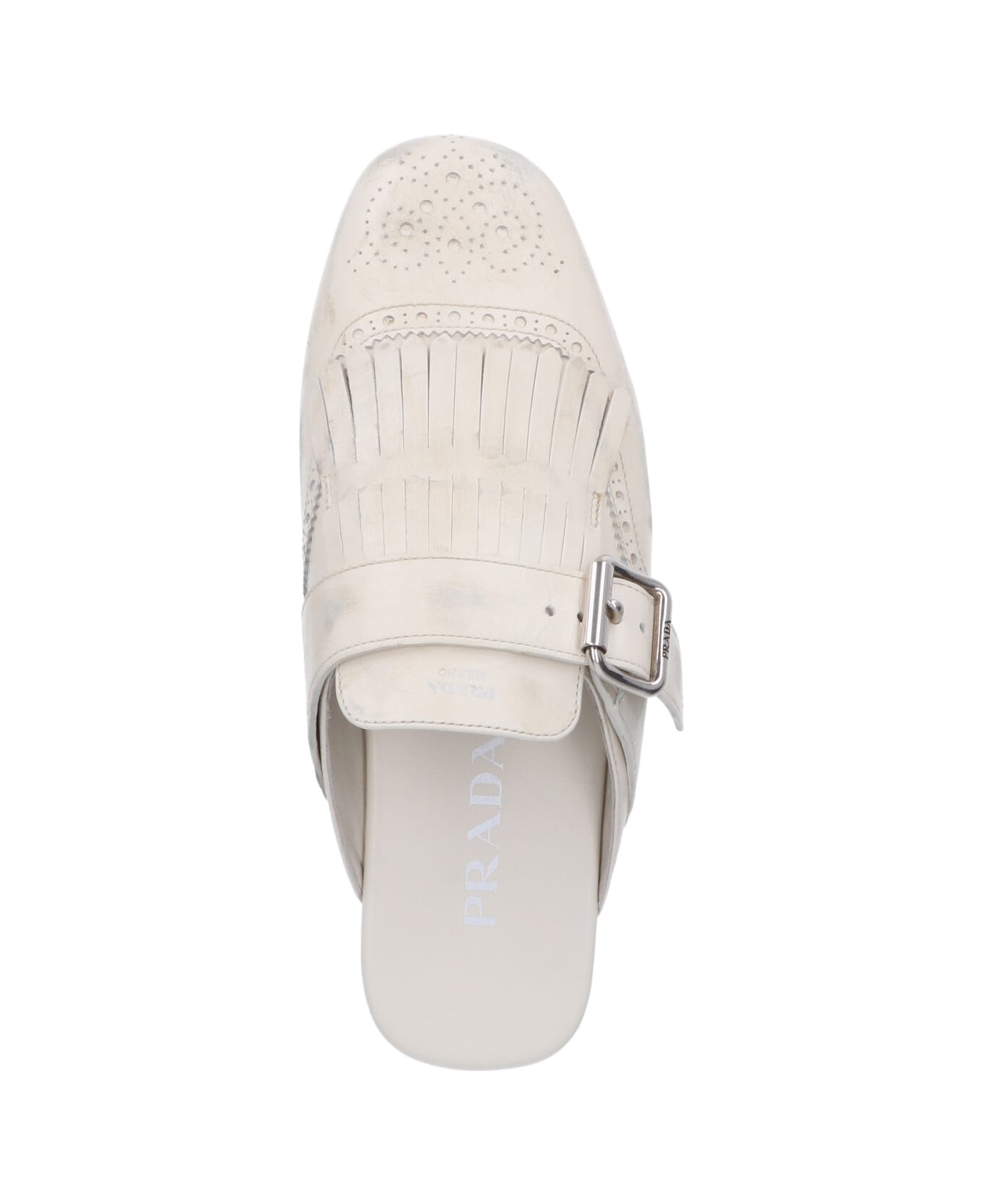 Prada "shuffle" Sabots - White