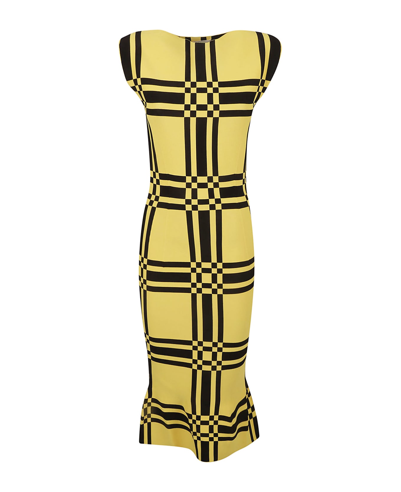 Marni Printed Sleeveless Dress - Yellow