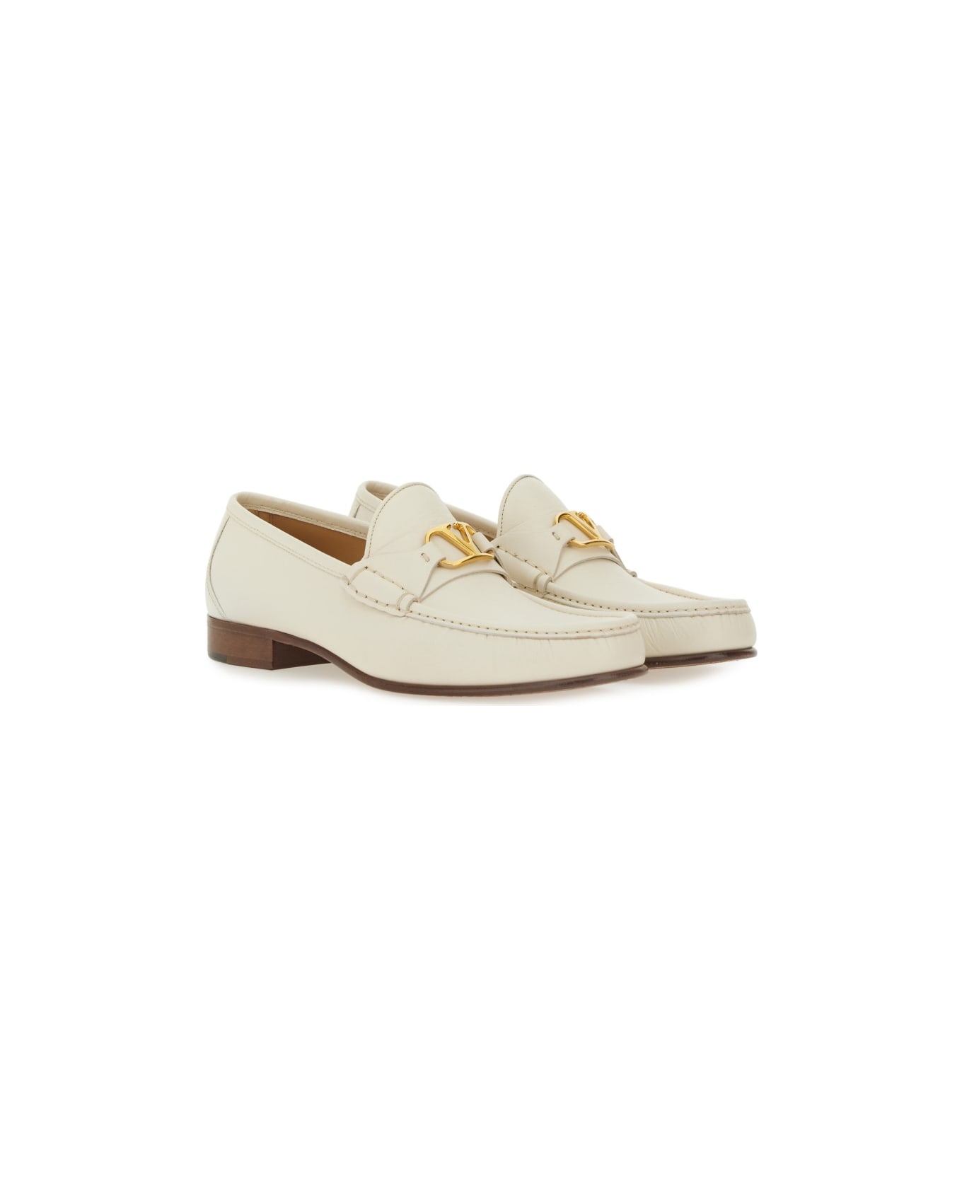 Valentino Garavani Moccasin "vlogo Signature" - WHITE
