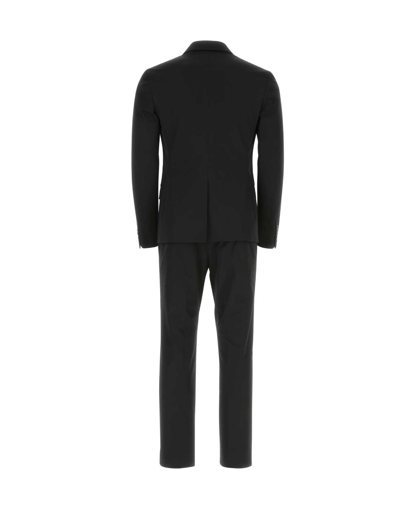 Prada Black Stretch Polyester Suit - F0002