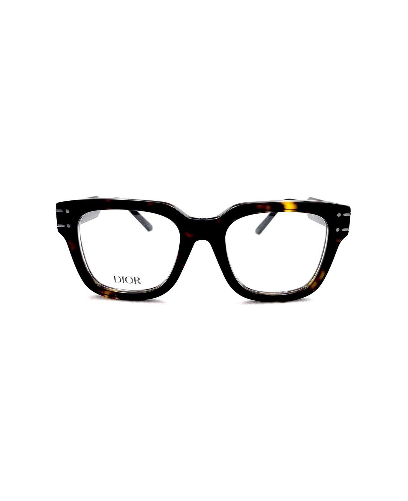 Dior Eyewear Square Frame Glasses - 2000 アイウェア
