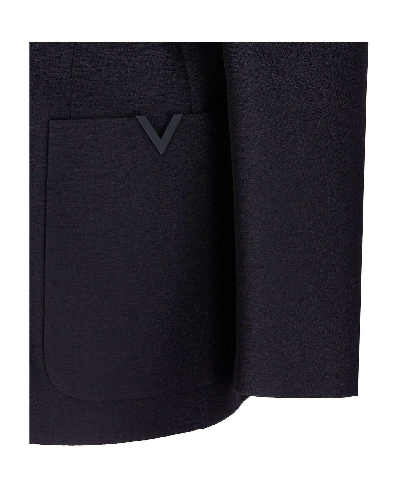 Valentino Single-breasted Long-sleeved Blazer - NAVY ブレザー