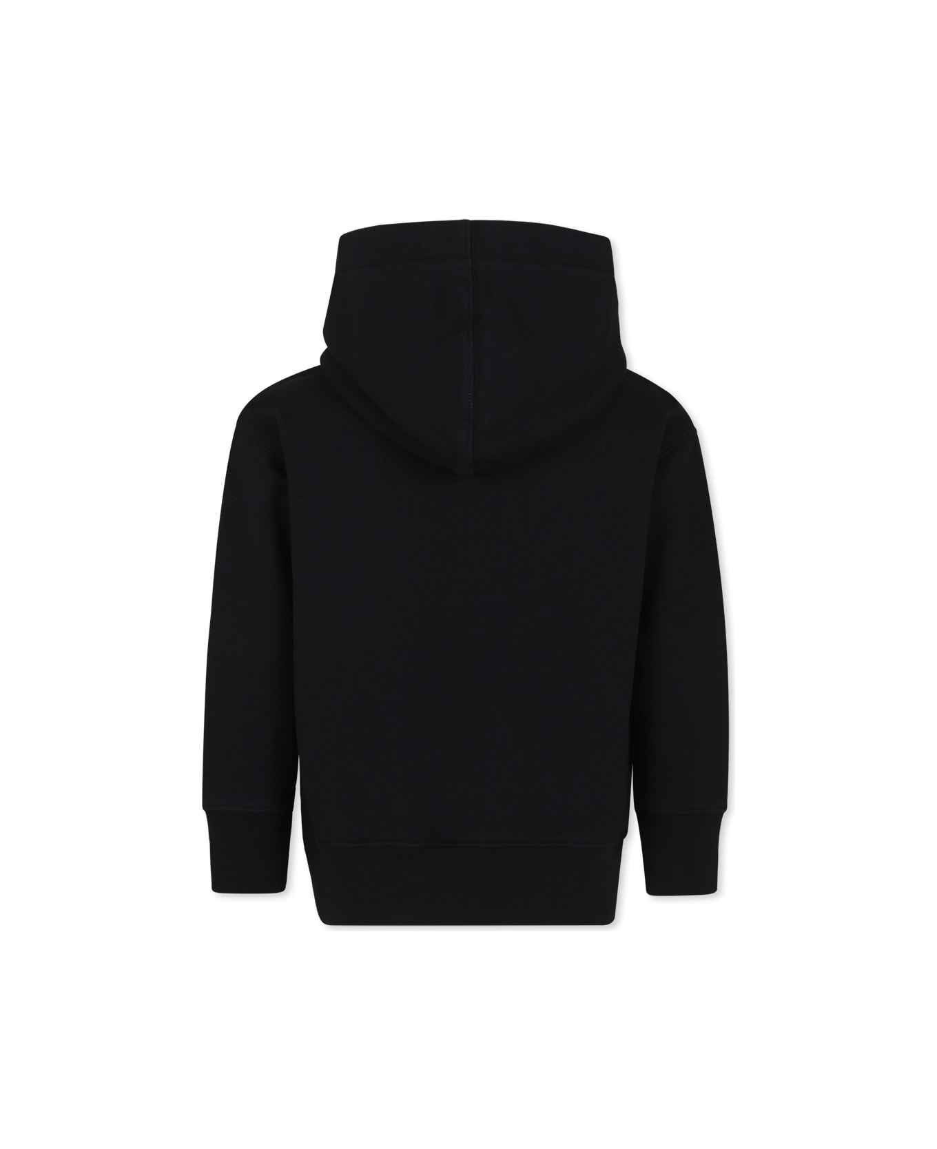 Palm Angels Black Sweatshirt For Boy With Logo - Black