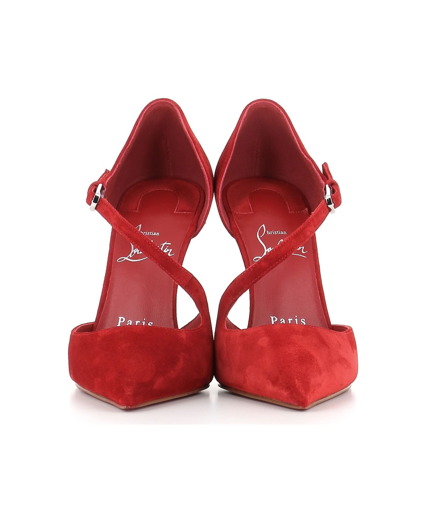 Christian Louboutin <strong
</strong
décolleté Miss Zyggyta 100 - Red
