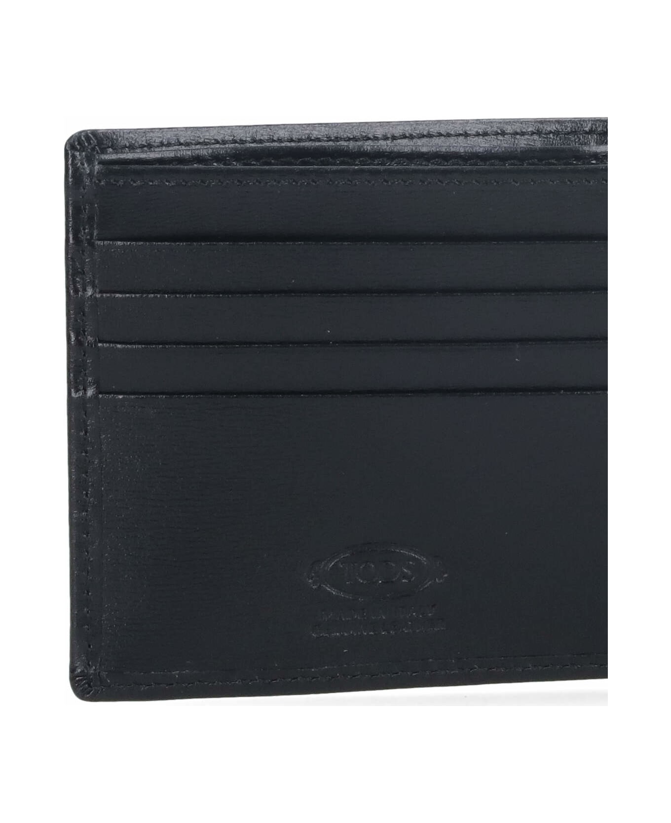 Tod's Bifold Logo Wallet - Black  