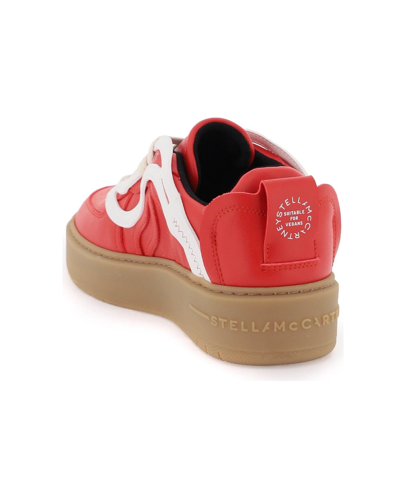 Stella McCartney S-wave Low-top Sneakers - REDWHITE (Red)