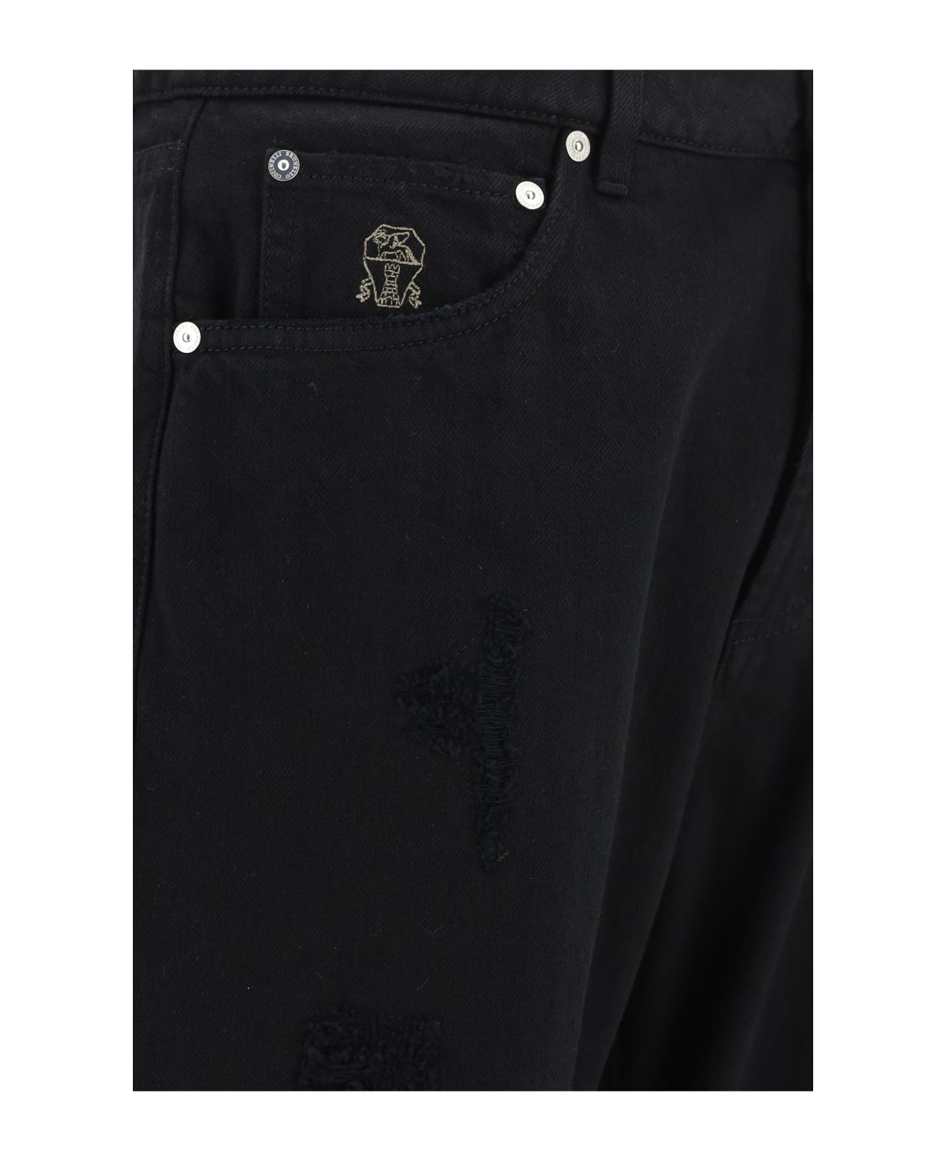 Brunello Cucinelli Cotton Pants - Black