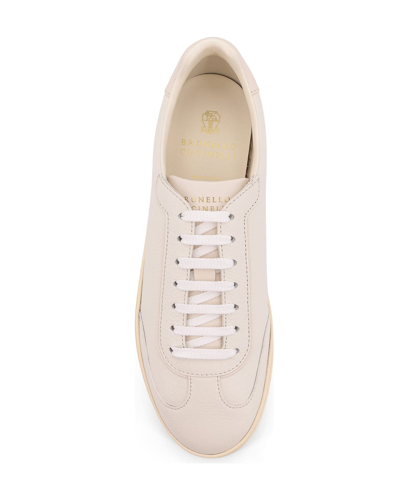 Brunello Cucinelli Leather Sneakers - White