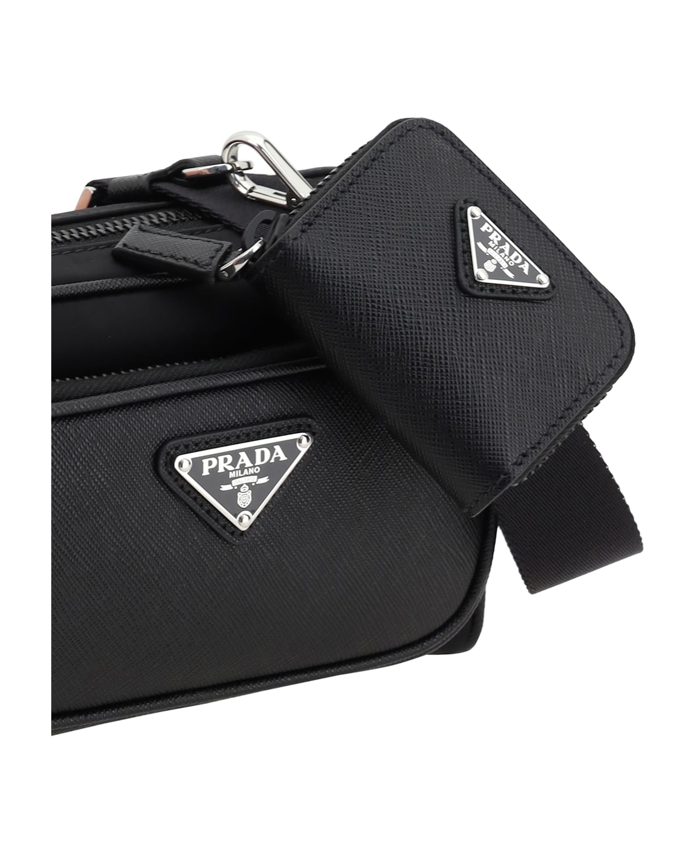 Prada Leather Shoulder Bag - Nero