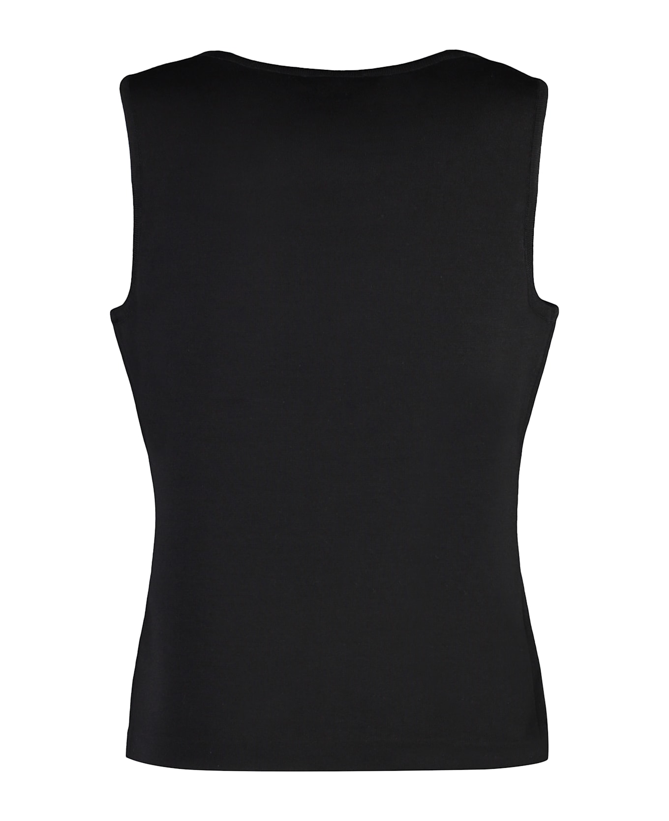 Alfieri 
St.John Knitted Wool-blend Top - black