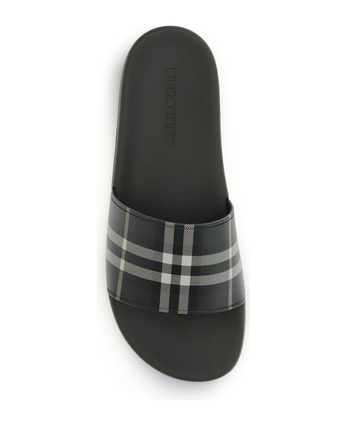 Burberry Rubber Check Slippers