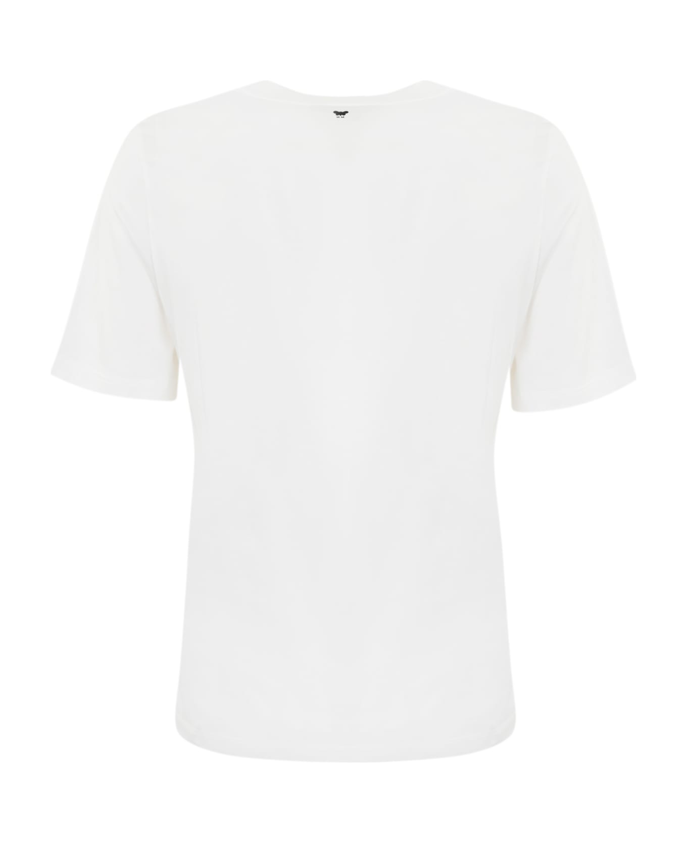 Weekend Max Mara "viterbo" Cotton T-shirt - OFF WHITE