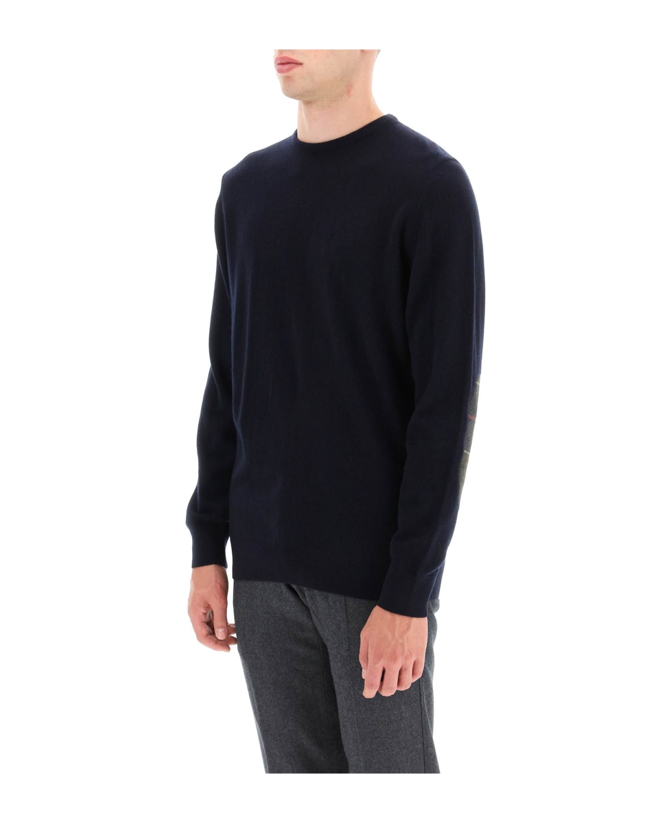 Barbour 'harrow' Wool And Cashmere Sweater - Navy