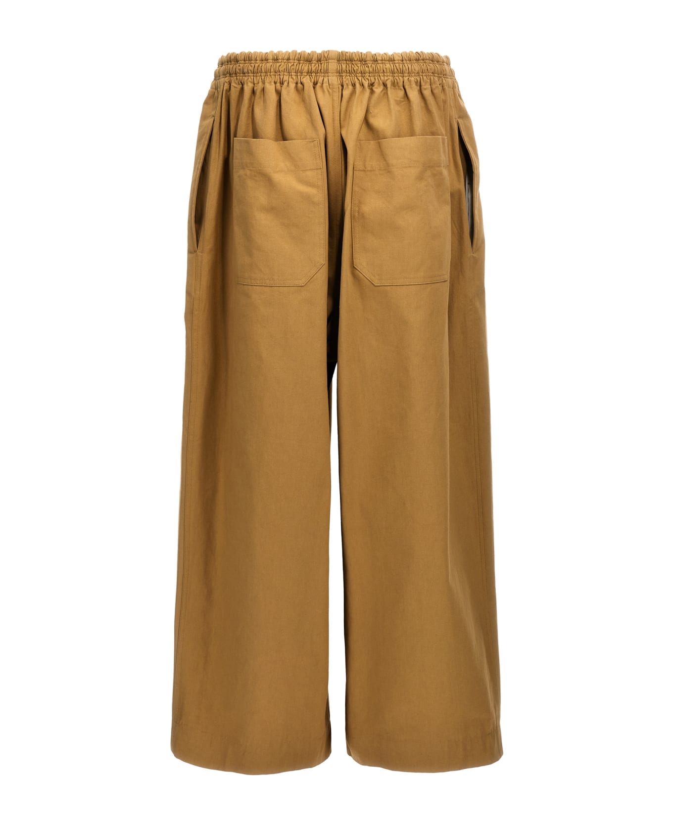 Hed Mayner Cotton Trousers - Beige