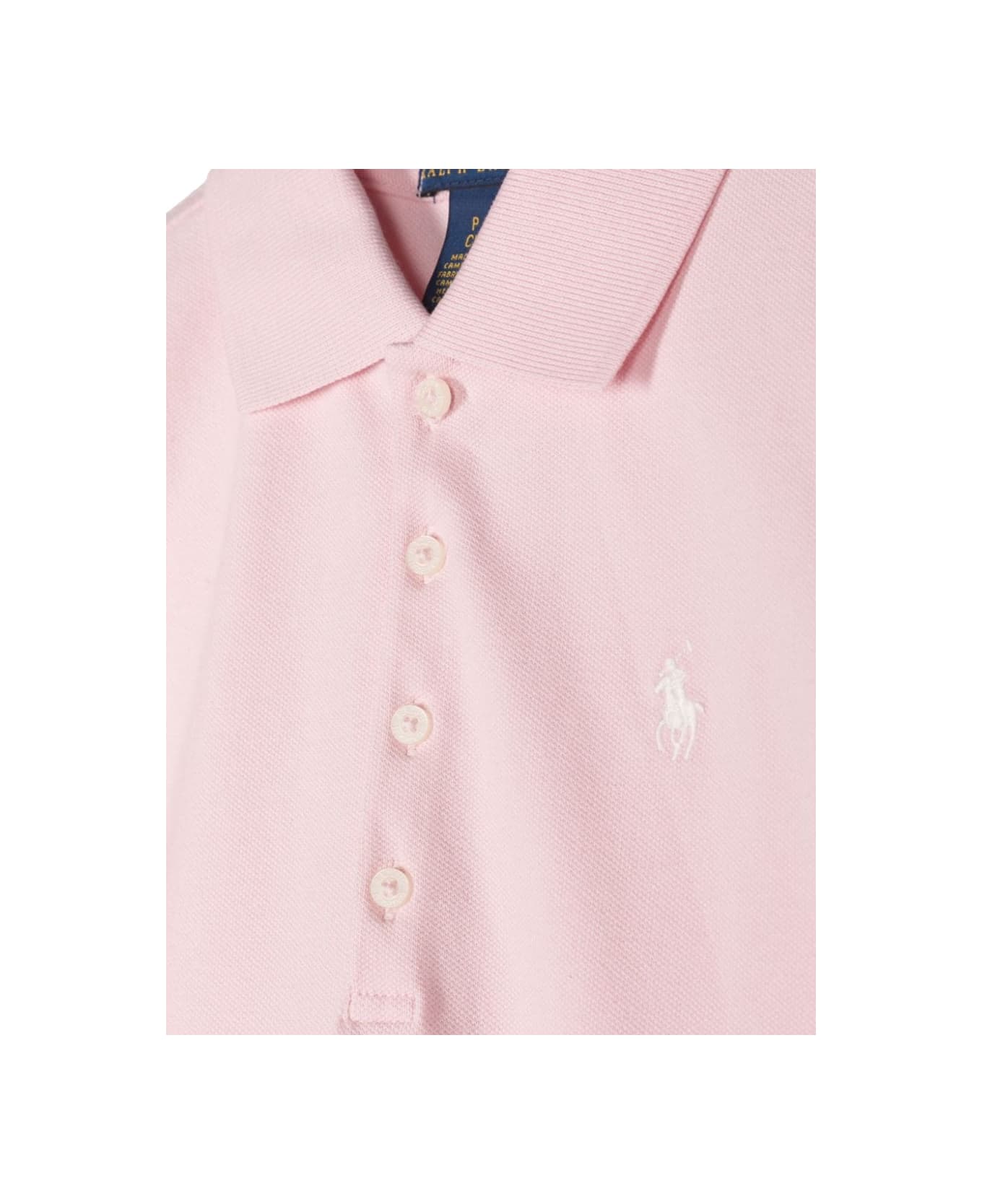 Polo Ralph Lauren Ss Polo Shir-tops-knit - PINK