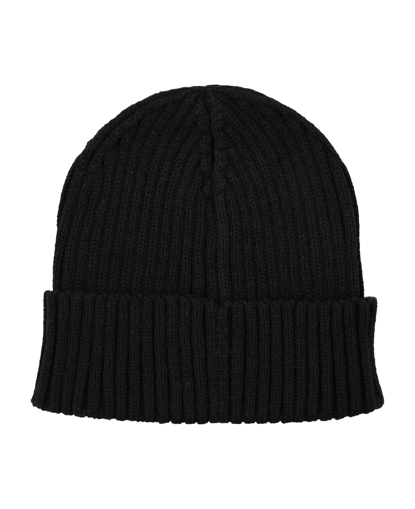 Dime Cursive Fold Beanie - BLACK