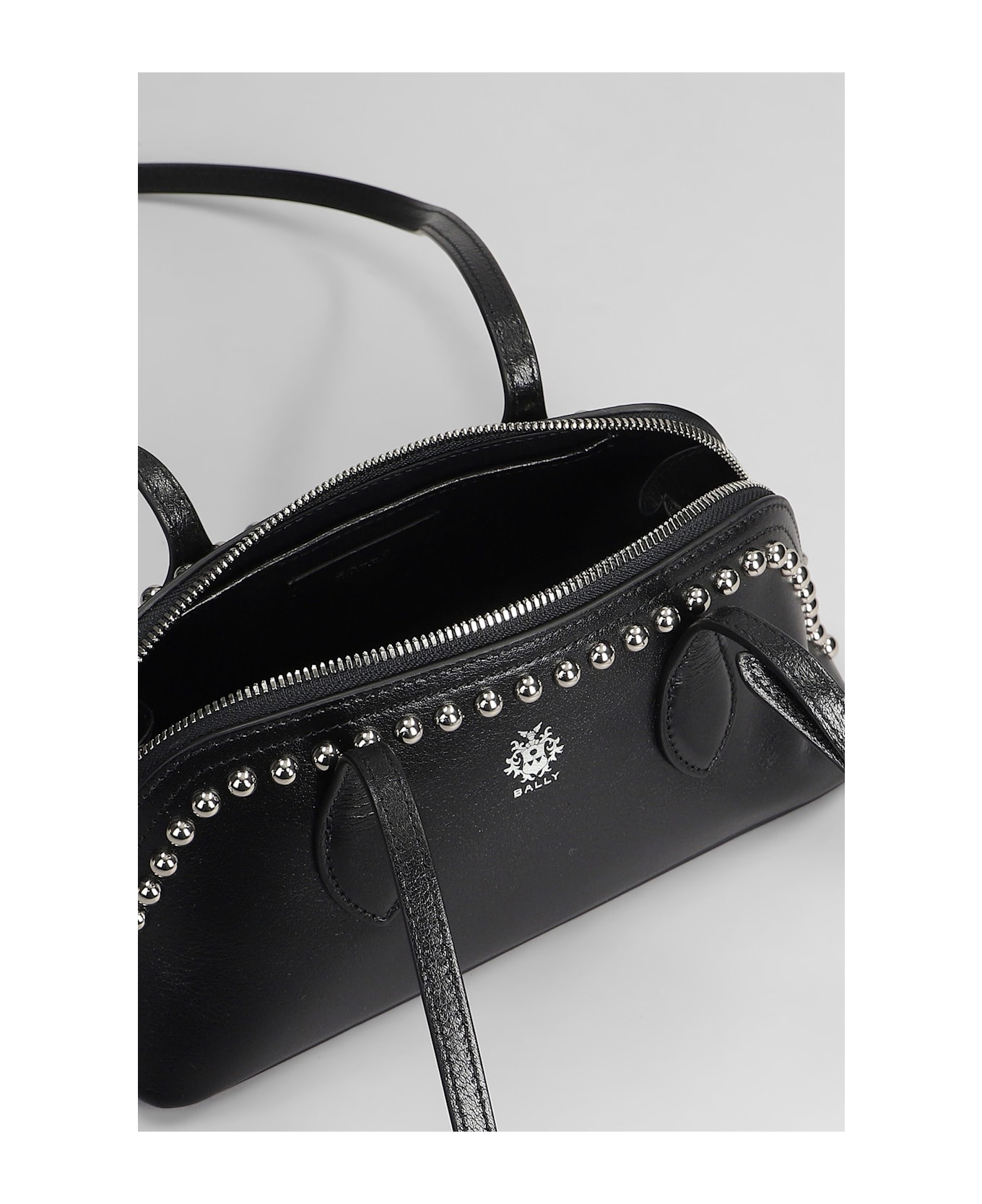 Bally Praline S Shoulder Bag In Black Leather - black
