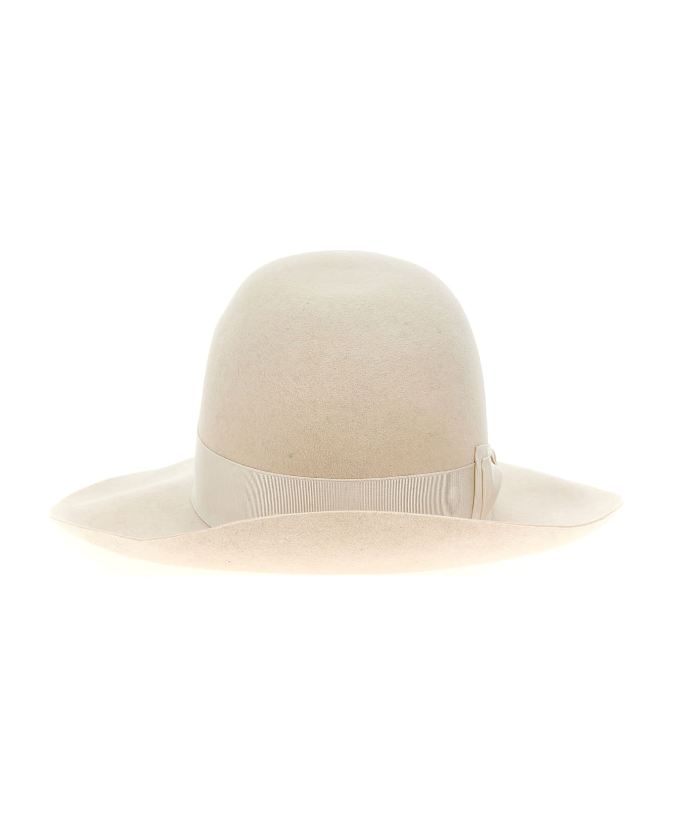 Borsalino 'folar' Hat - White