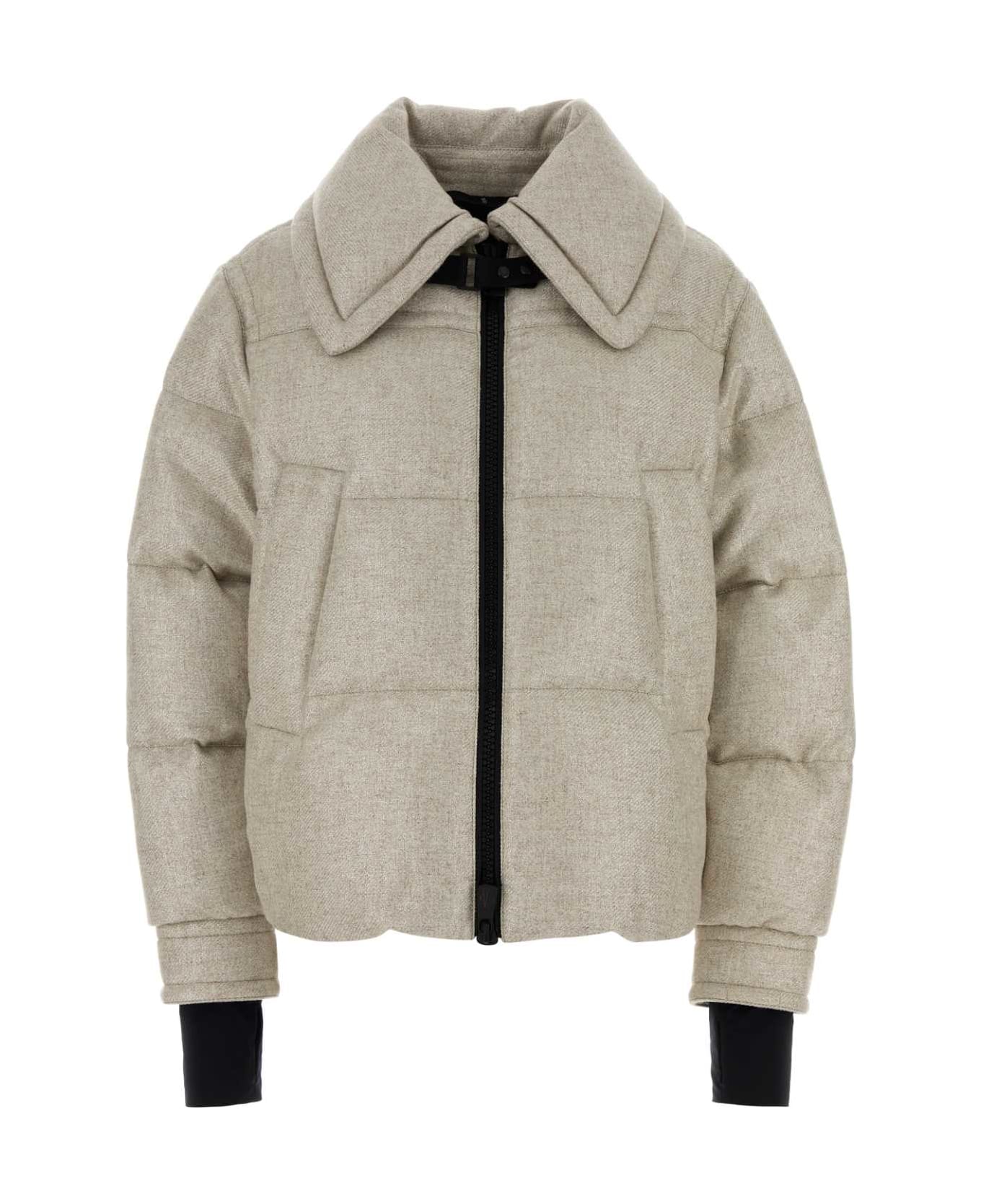 Moncler Grenoble Sand Wool Blend Sandane Down Jacket - 268