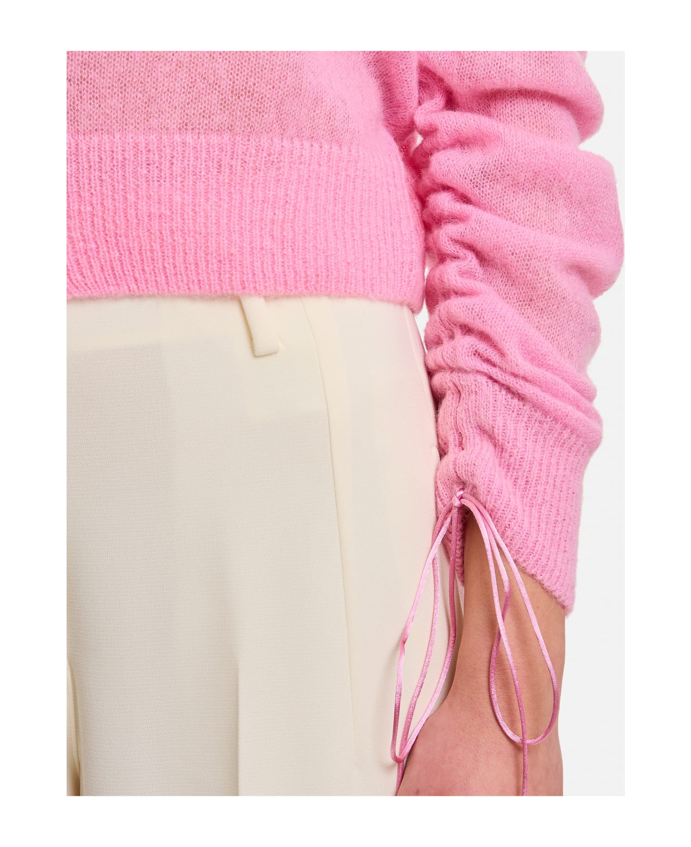 Cecilie Bahnsen Vicki Venus Soft Knit Cardigan - Pink