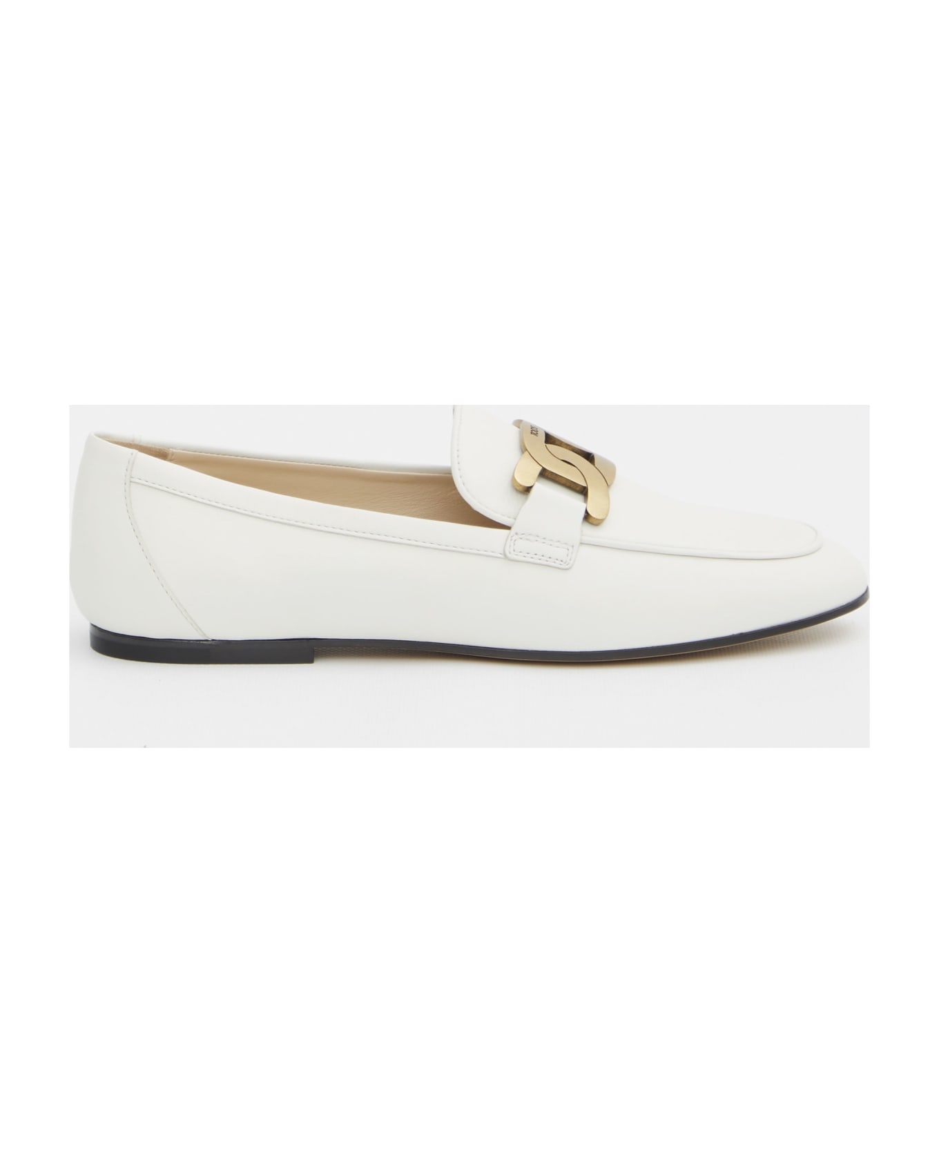 Tod's Kate Leather Loafers - White