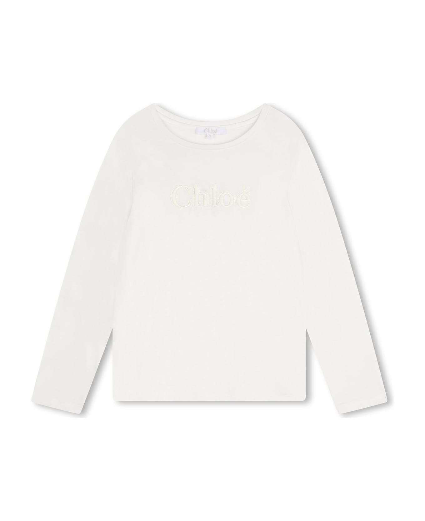 Chloé T-shirt Con Stampa - White