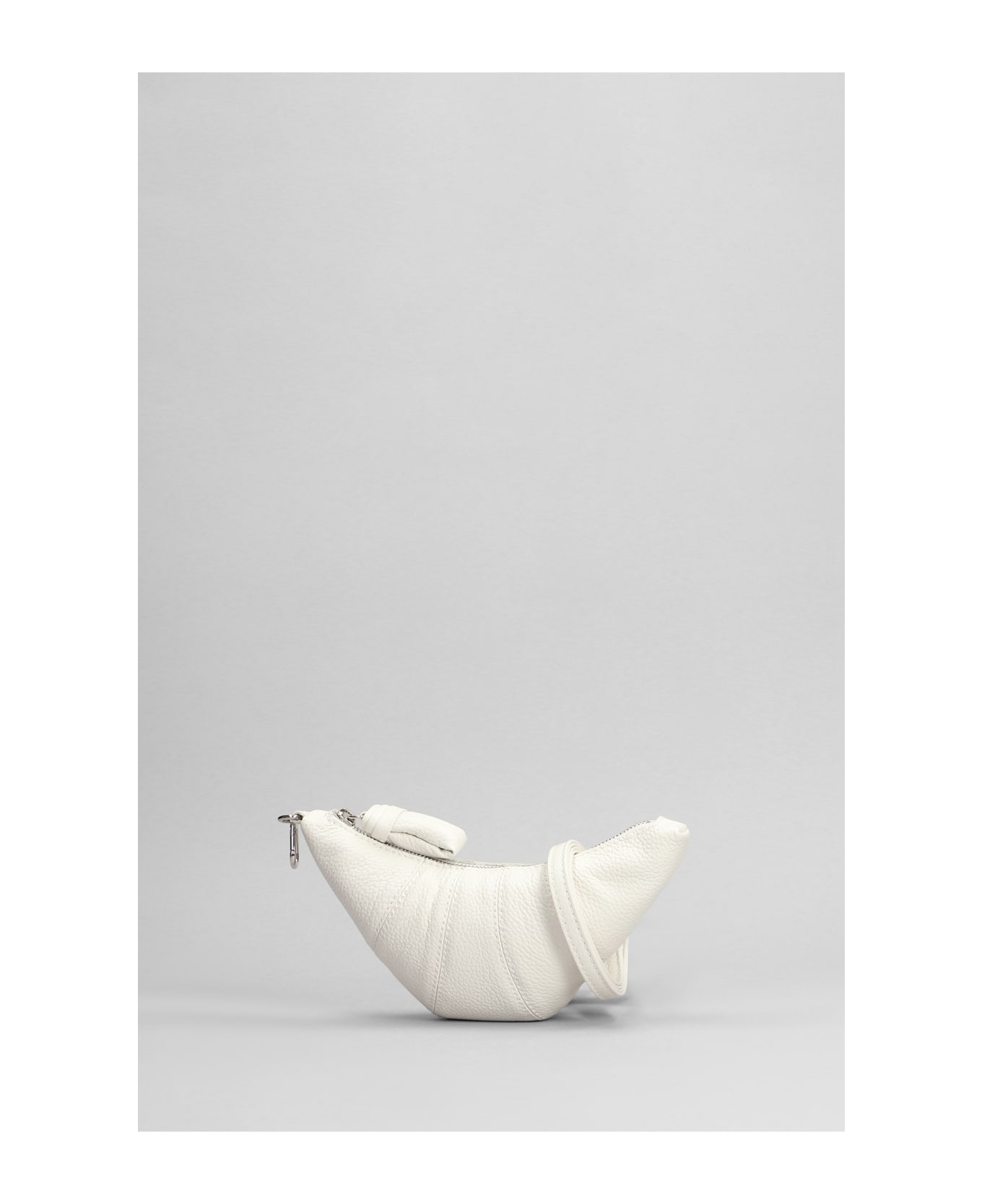 Lemaire Croissant Leather Coin Purse - white