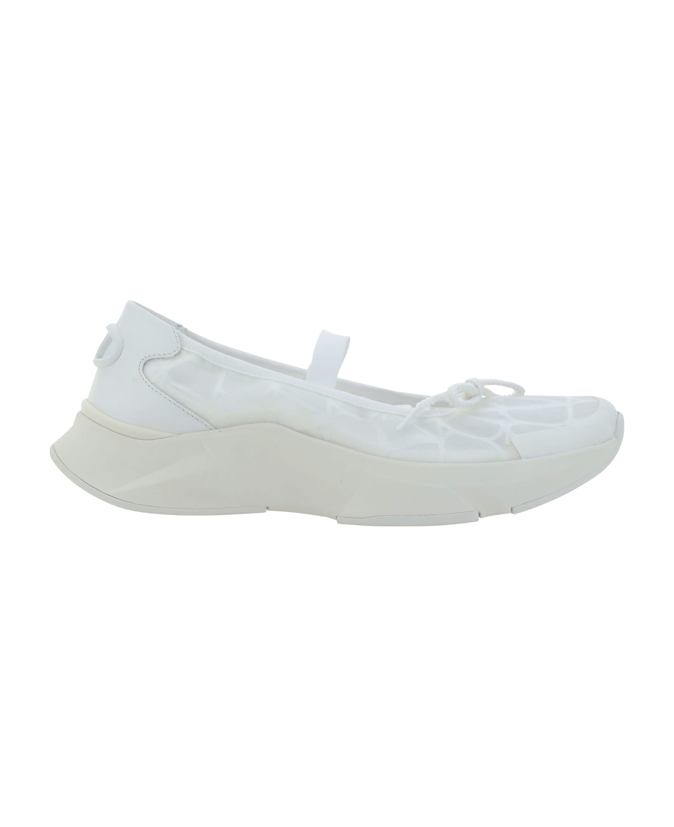 Valentino Garavani Ballerinas - Trasparente-bianco/bianco/bianco