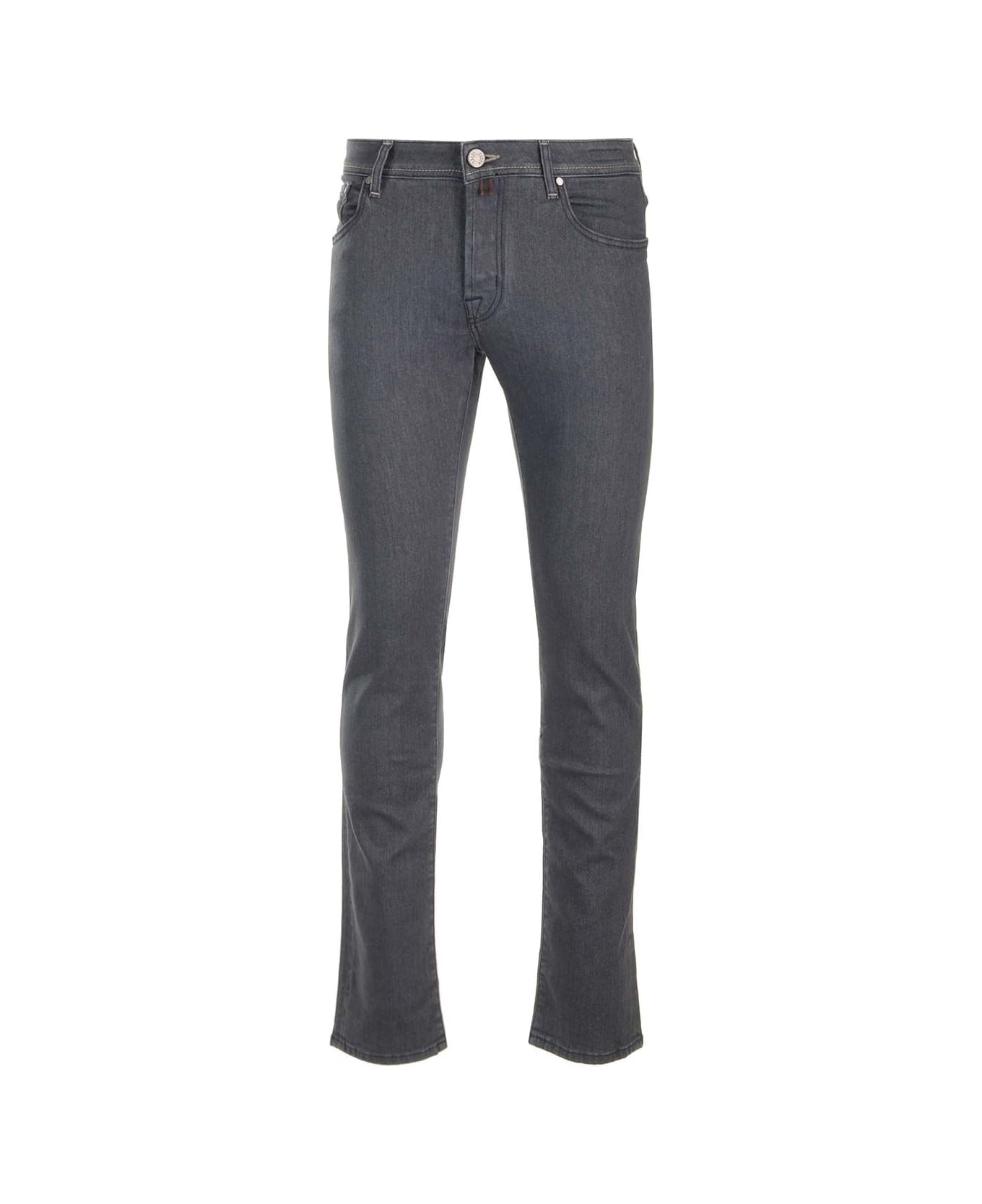Jacob Cohen Super Stretch Gray "nick" Jeans - Grey