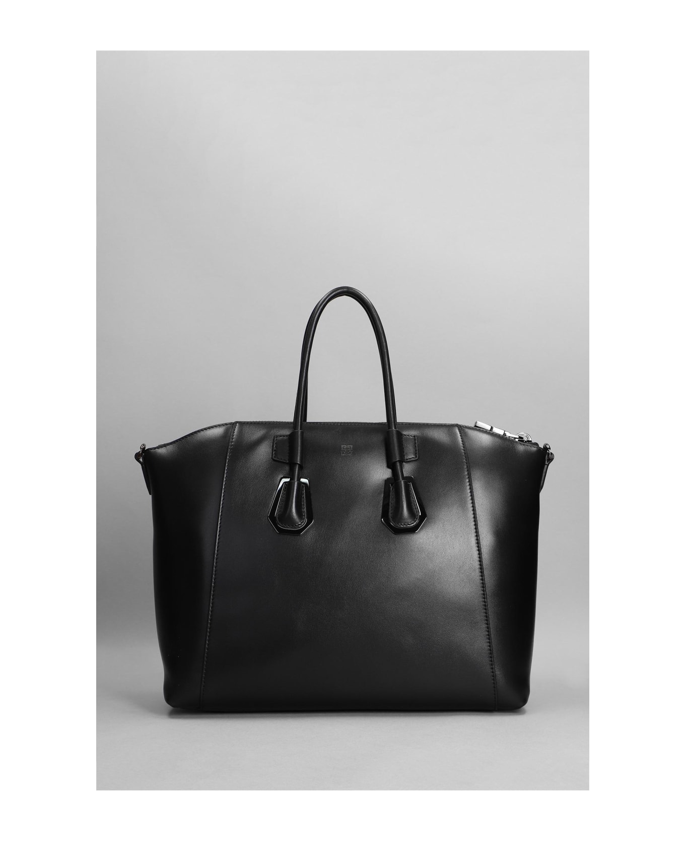 Givenchy Antigona Sport Hand Bag In Black Leather - black