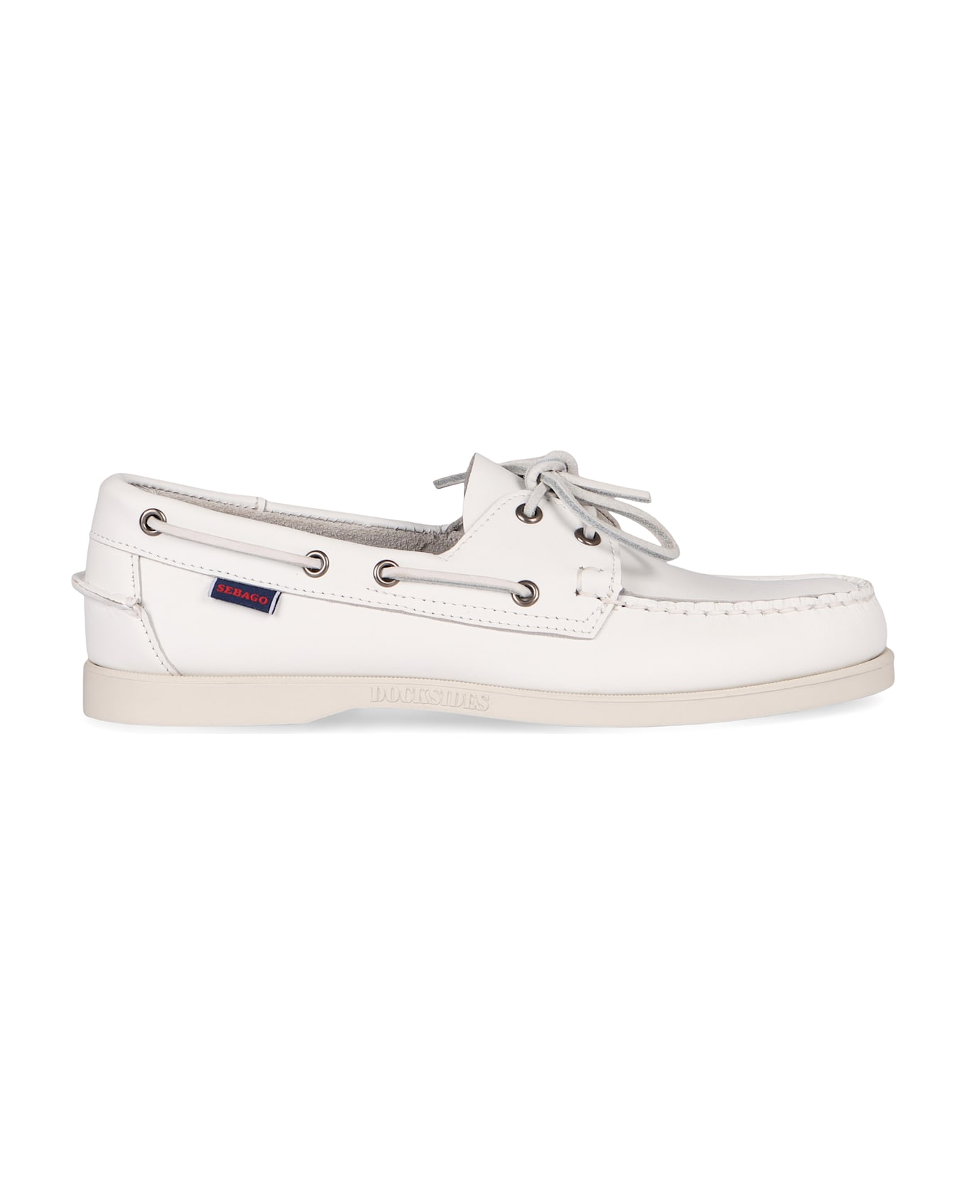Sebago Portland Leather Boat Shoes - White