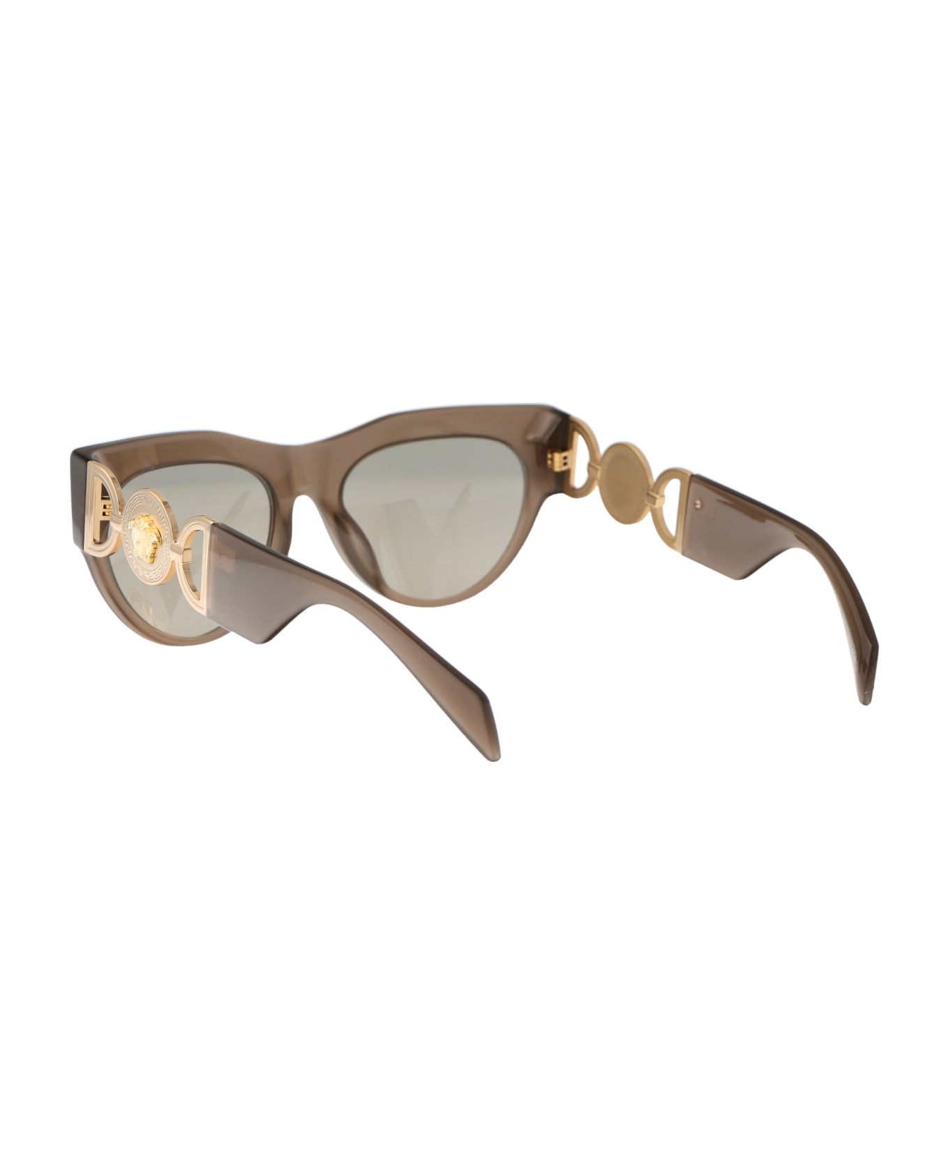 Versace Eyewear 0ve4440u Sunglasses - 5407/3 Opal Brown