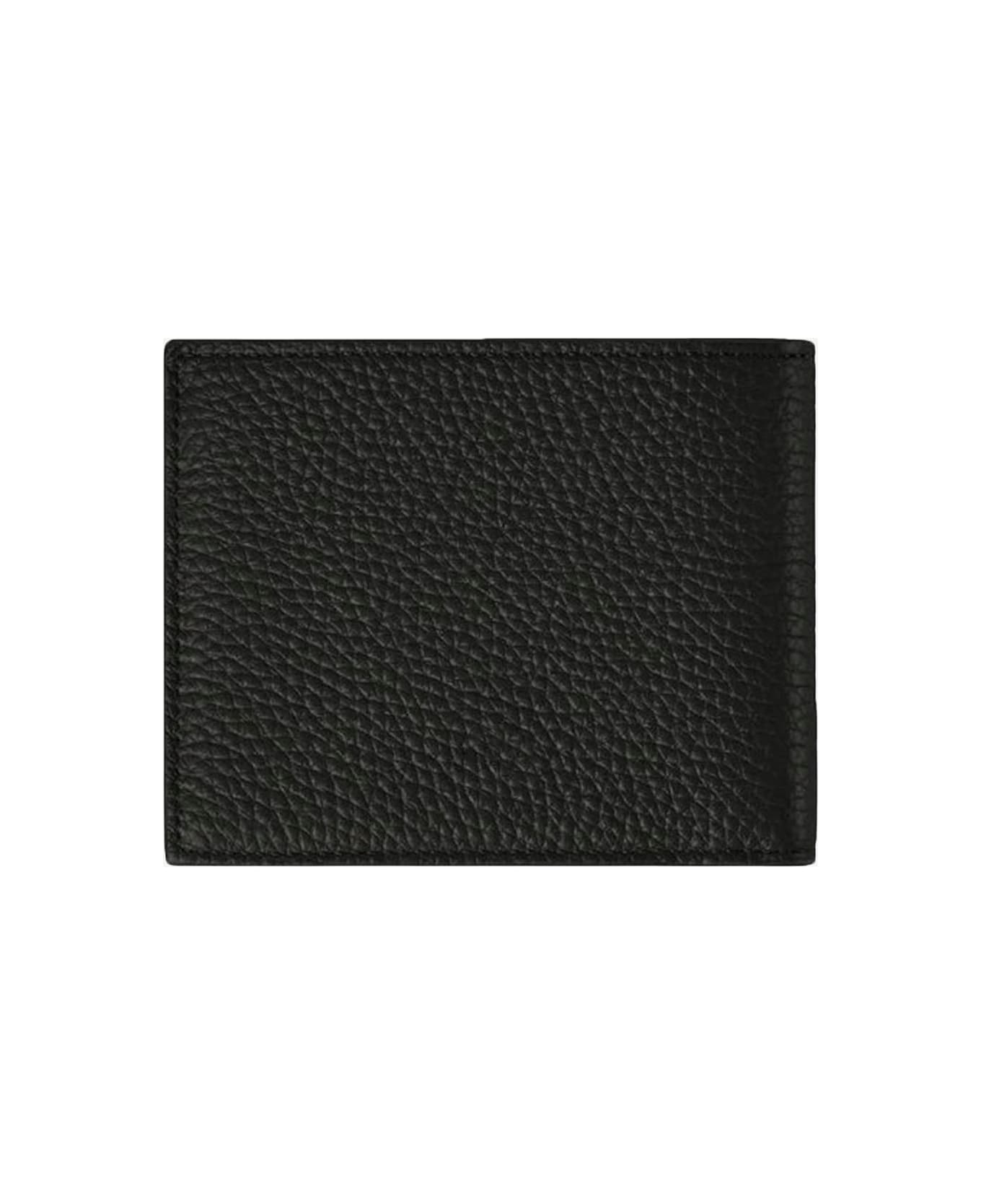 Montblanc Leather Wallet With Logo - Black 財布