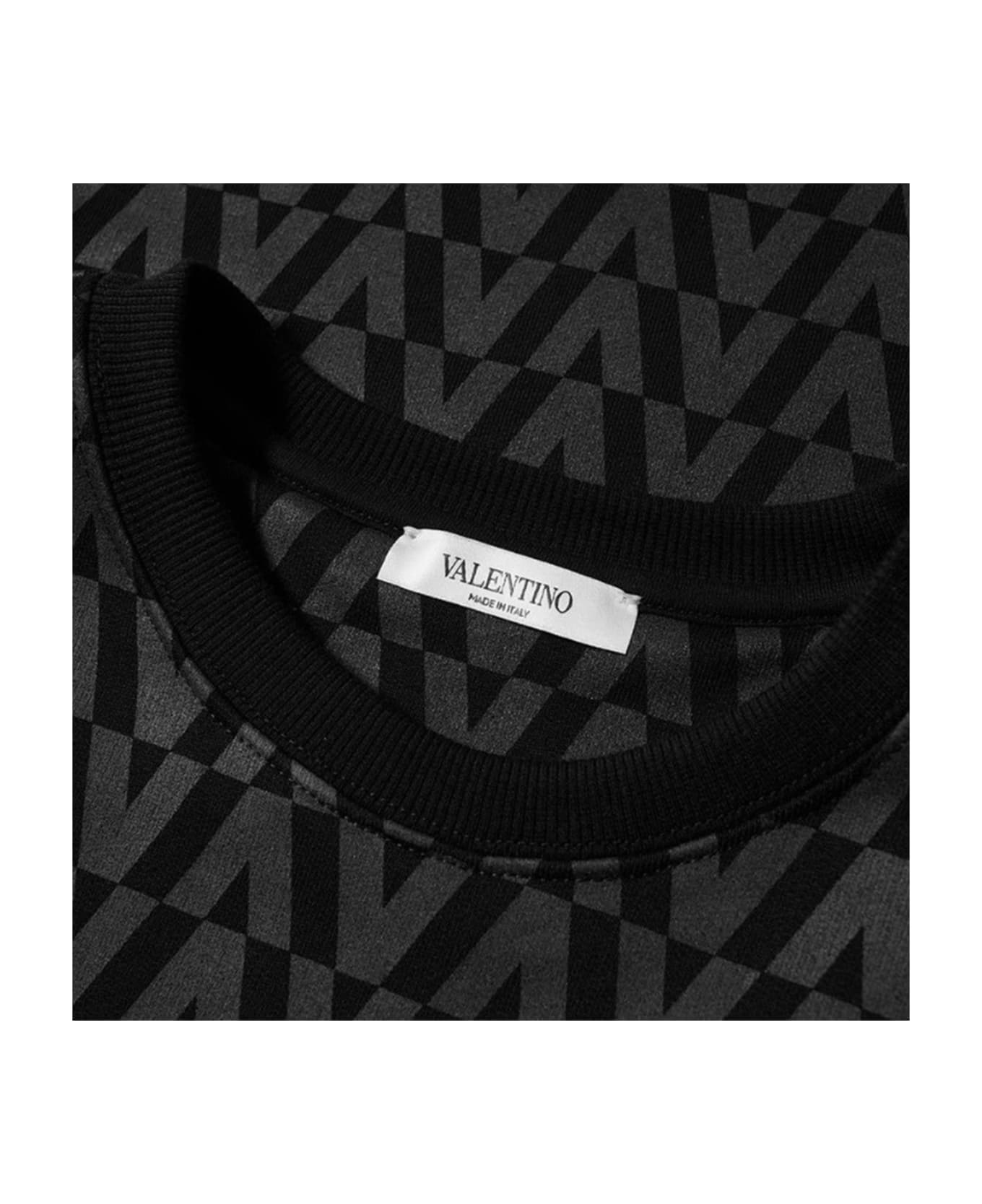 Valentino Logo Sweartshirt - Black ニットウェア