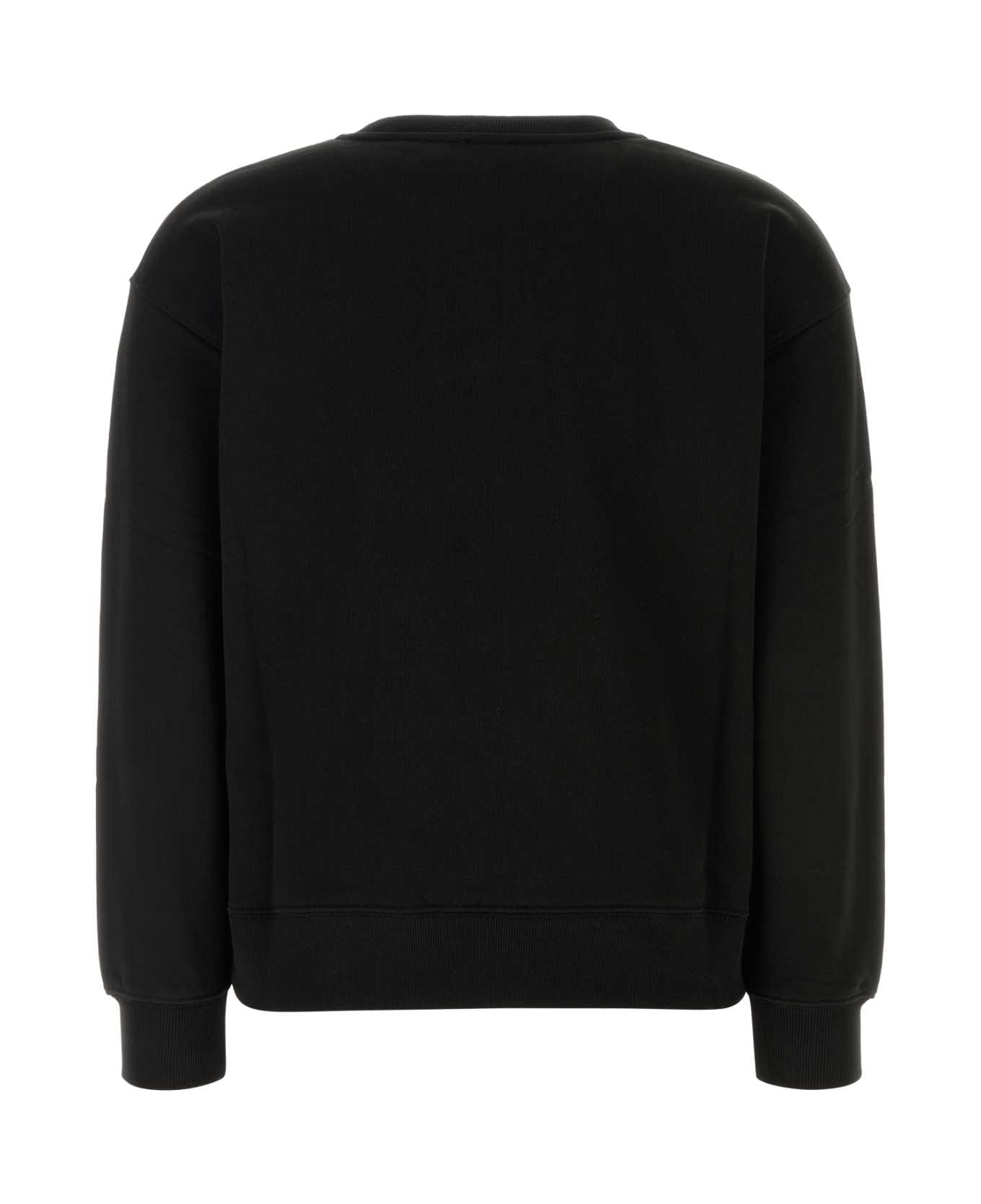 Kenzo Black Cotton Sweatshirt - BLACK