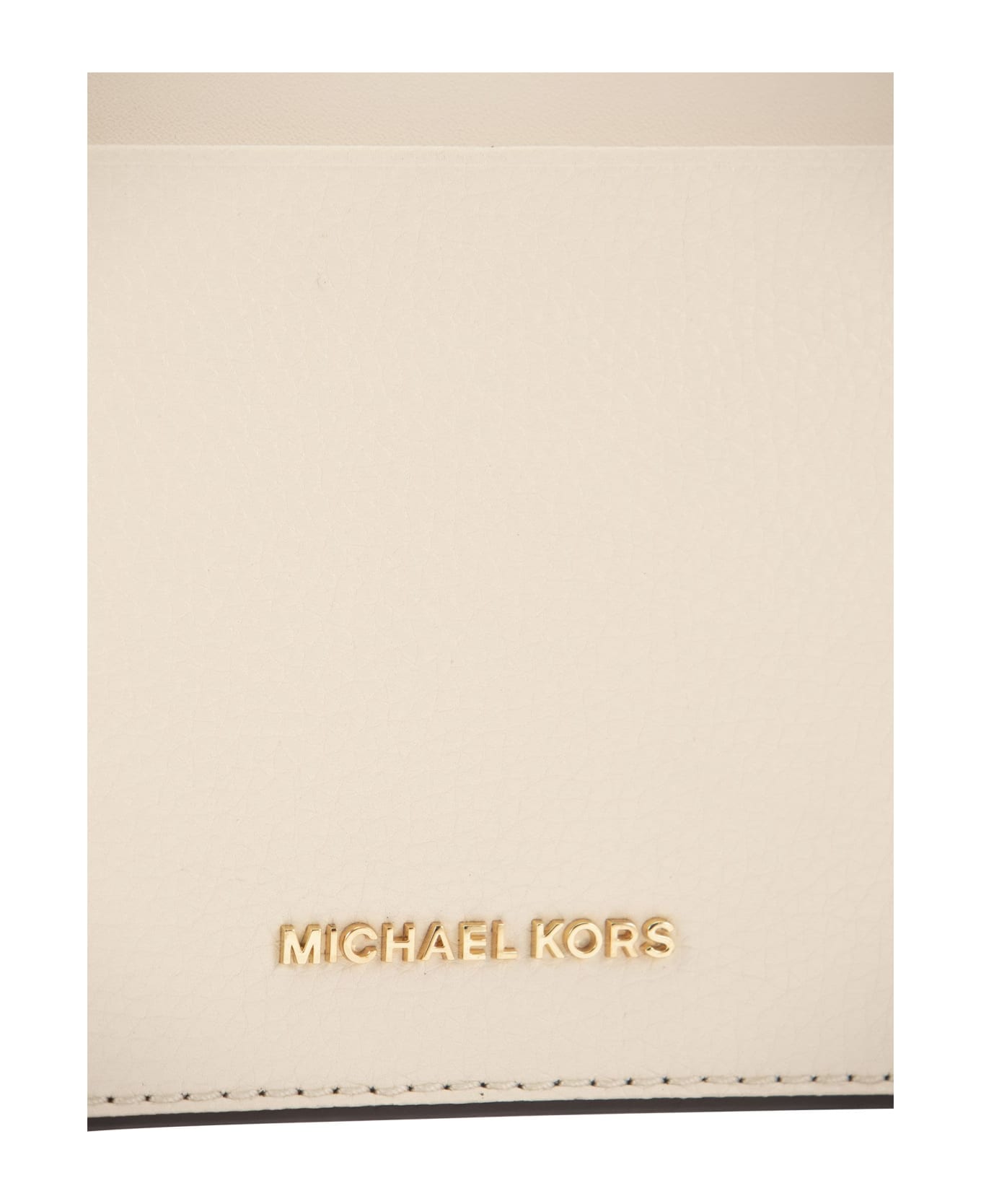 Michael Kors Empire - Leather Shoulder Bag - Cream