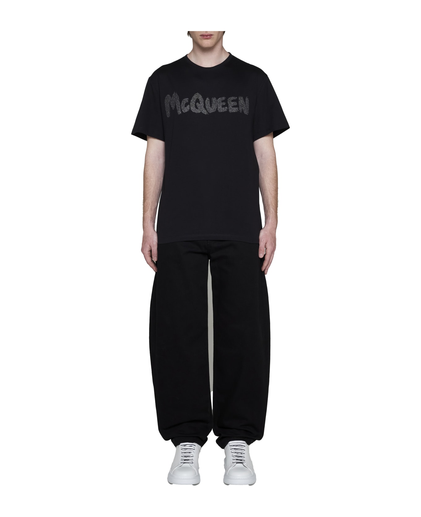 Alexander McQueen T-Shirt - Black/steel