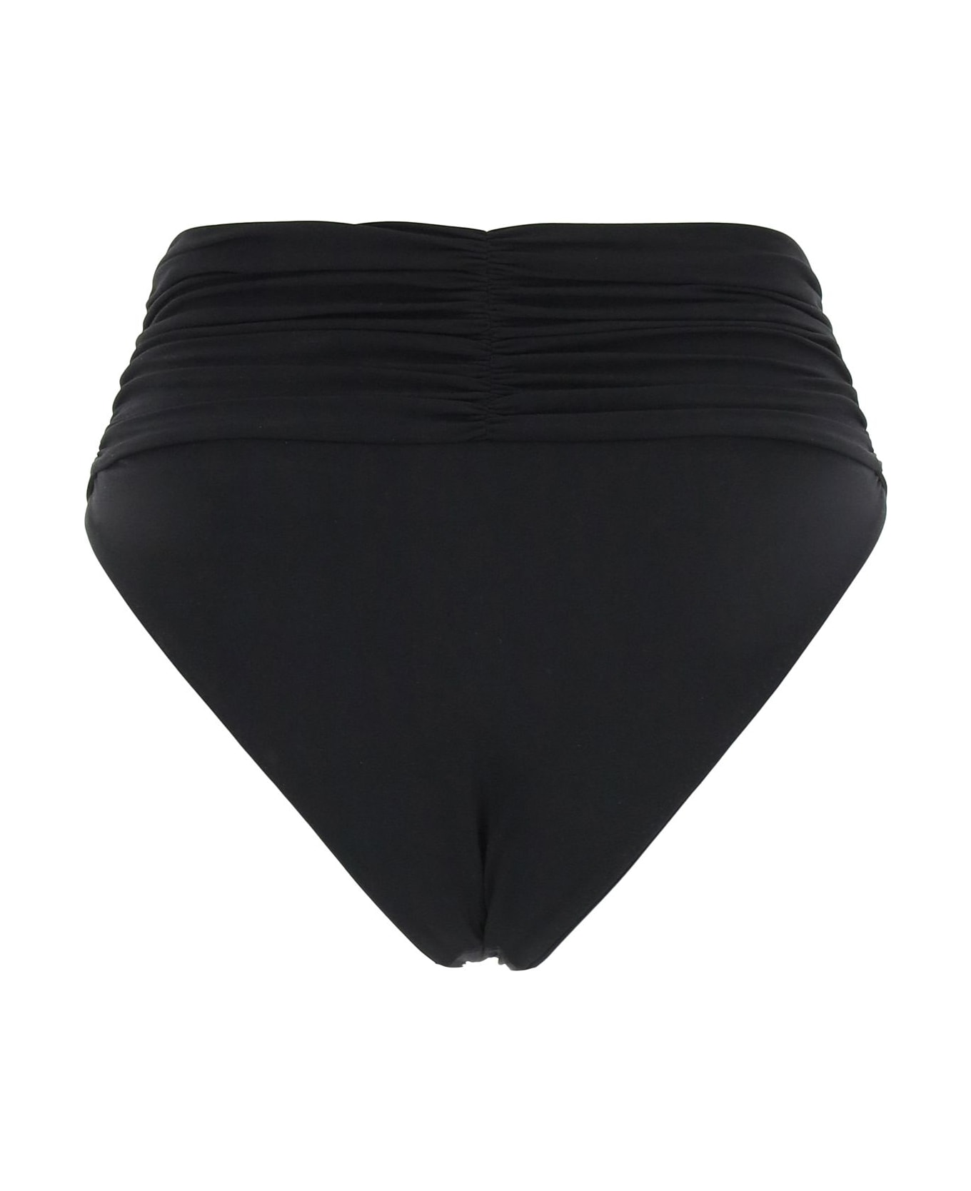 Magda Butrym High-waisted Bikini Slip With Flower Clip - BLACK (Black)