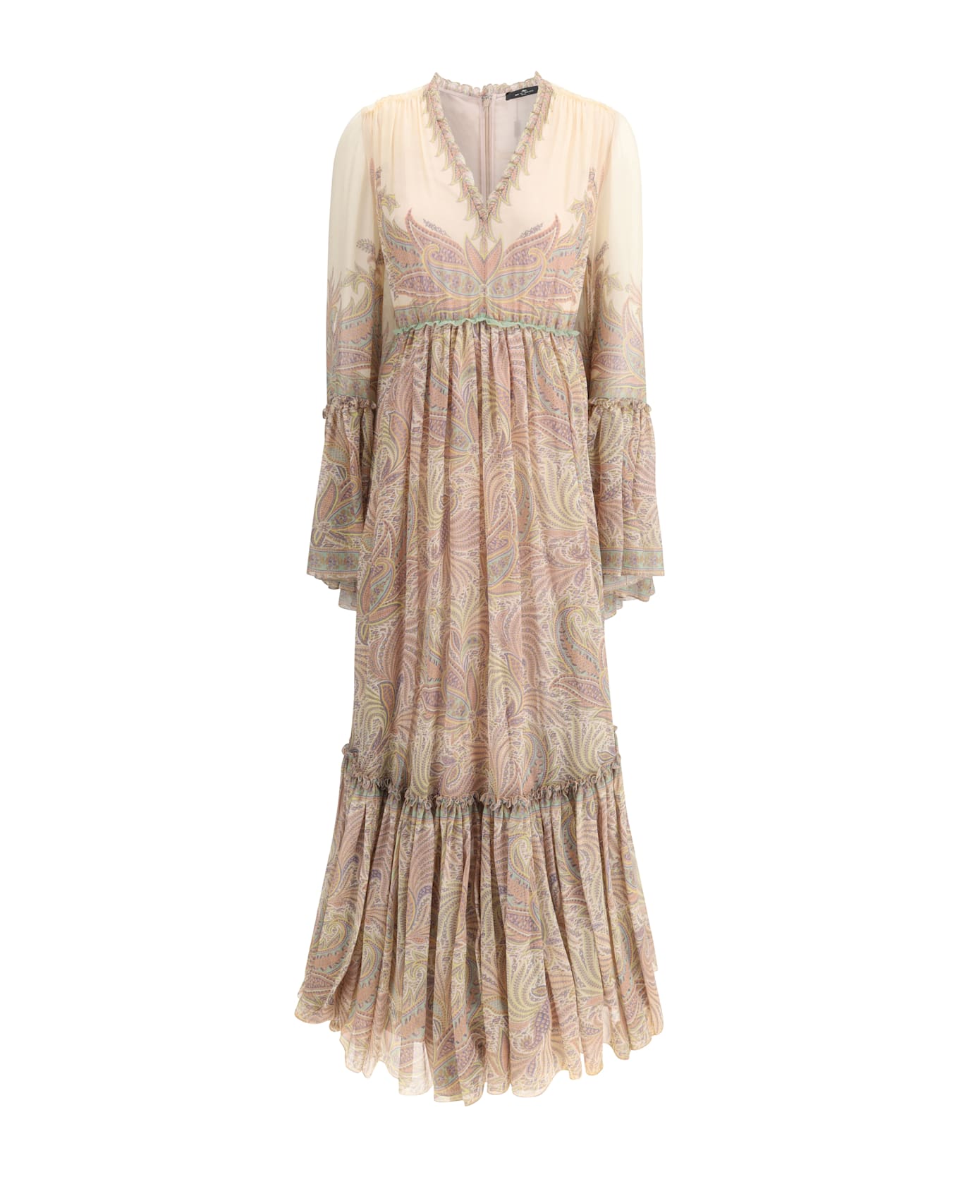 Etro Floral Print Long Dress