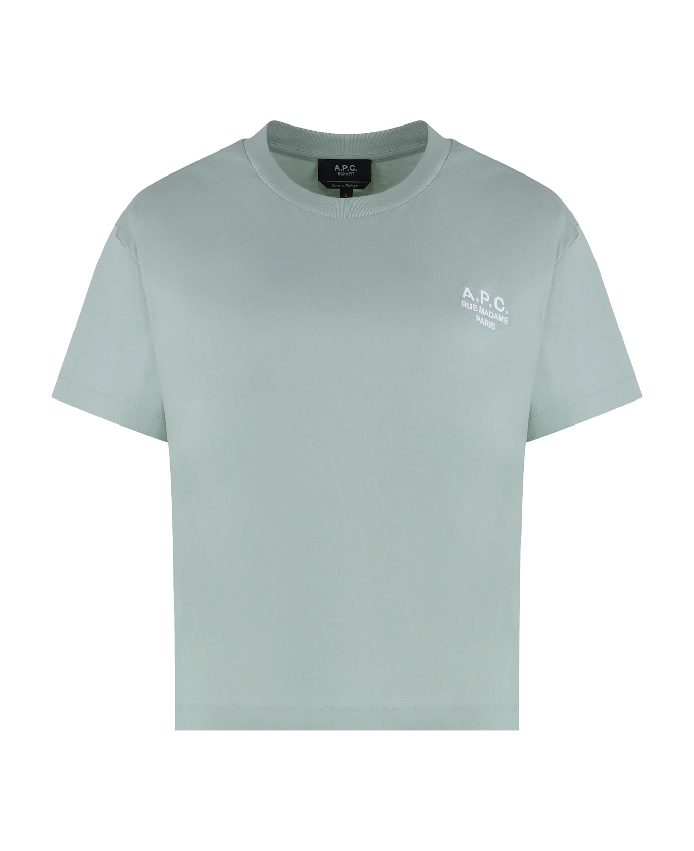 A.P.C. Rue Madame Cotton Crew-neck T-shirt - green