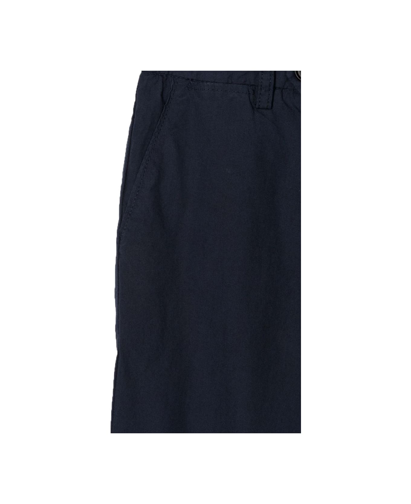 Fay Fabric Pants - BLUE